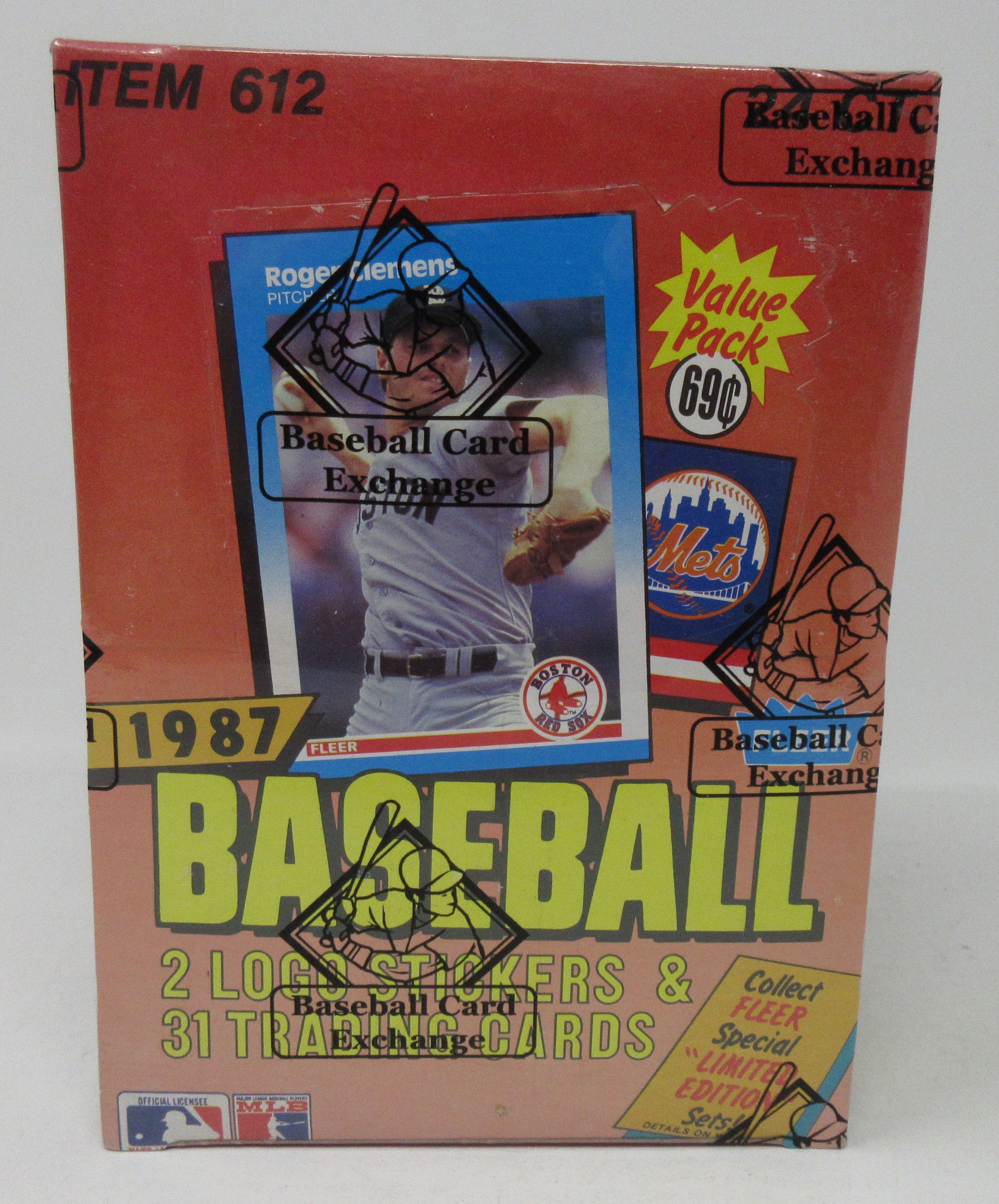 1987 Fleer Baseball Unopened Cello Box (FASC)
