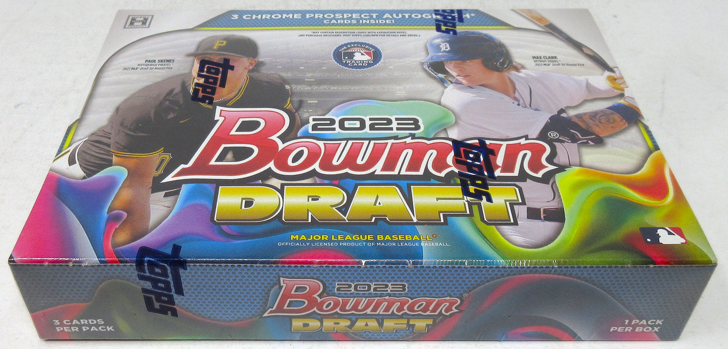 2023 Bowman Draft Baseball Choice Box (HTA) (1/3) (3 Autos)
