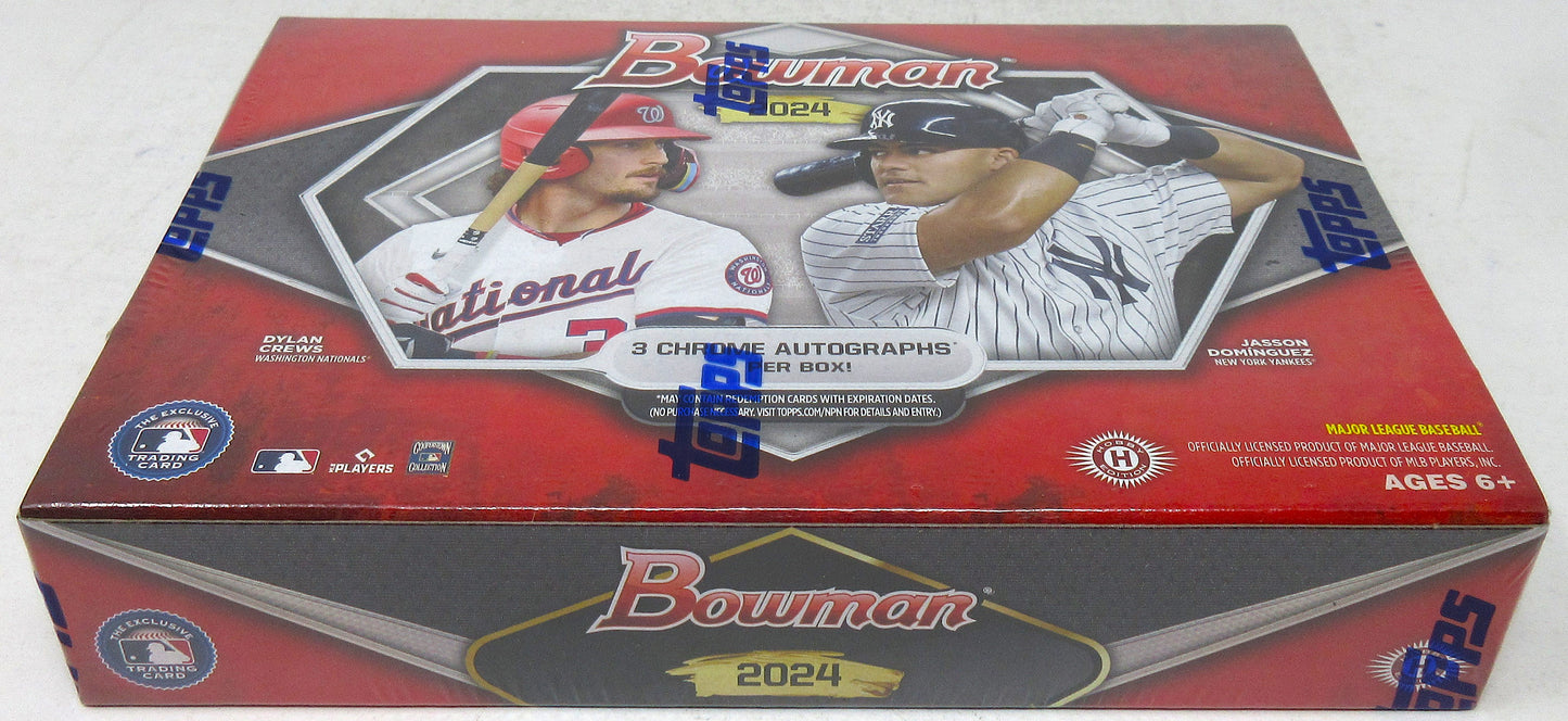 2024 Bowman Baseball Choice Box (HTA) (1/3) (3 Autos)