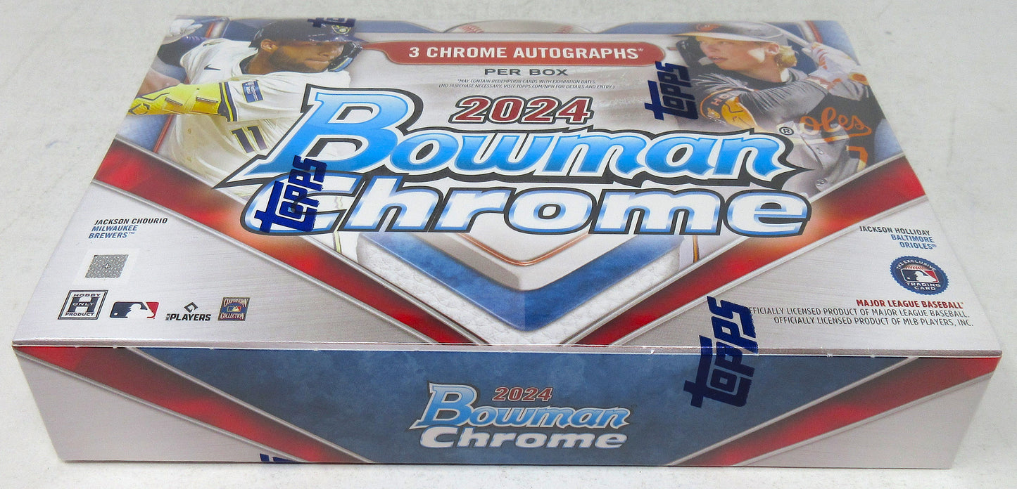 2024 Bowman Chrome Baseball Choice Box (HTA) (1/3) (3 Autos)