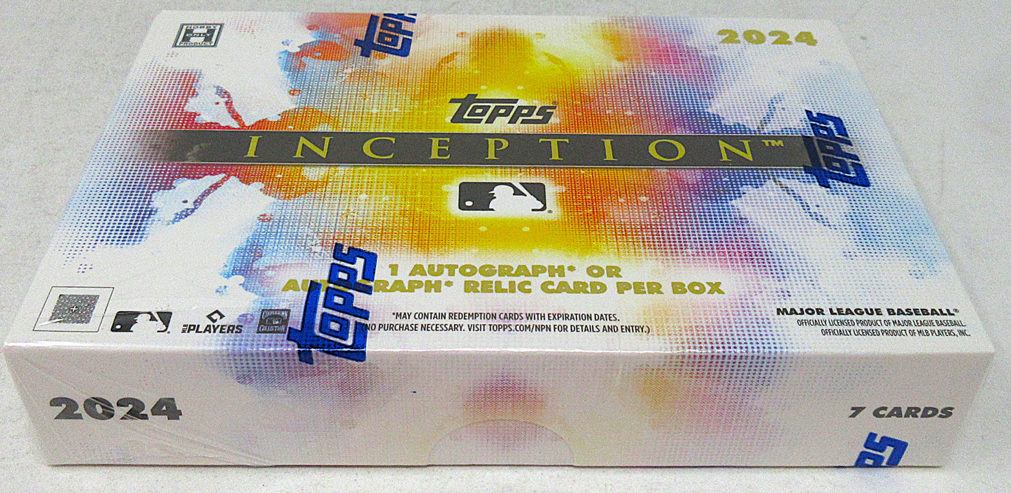 2024 Topps Inception Baseball Box (Hobby) (1/7)