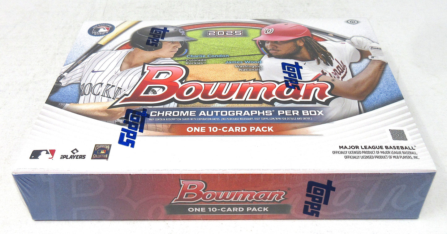 2025 Bowman Baseball Breaker's Delight Box (Hobby) (1/10)