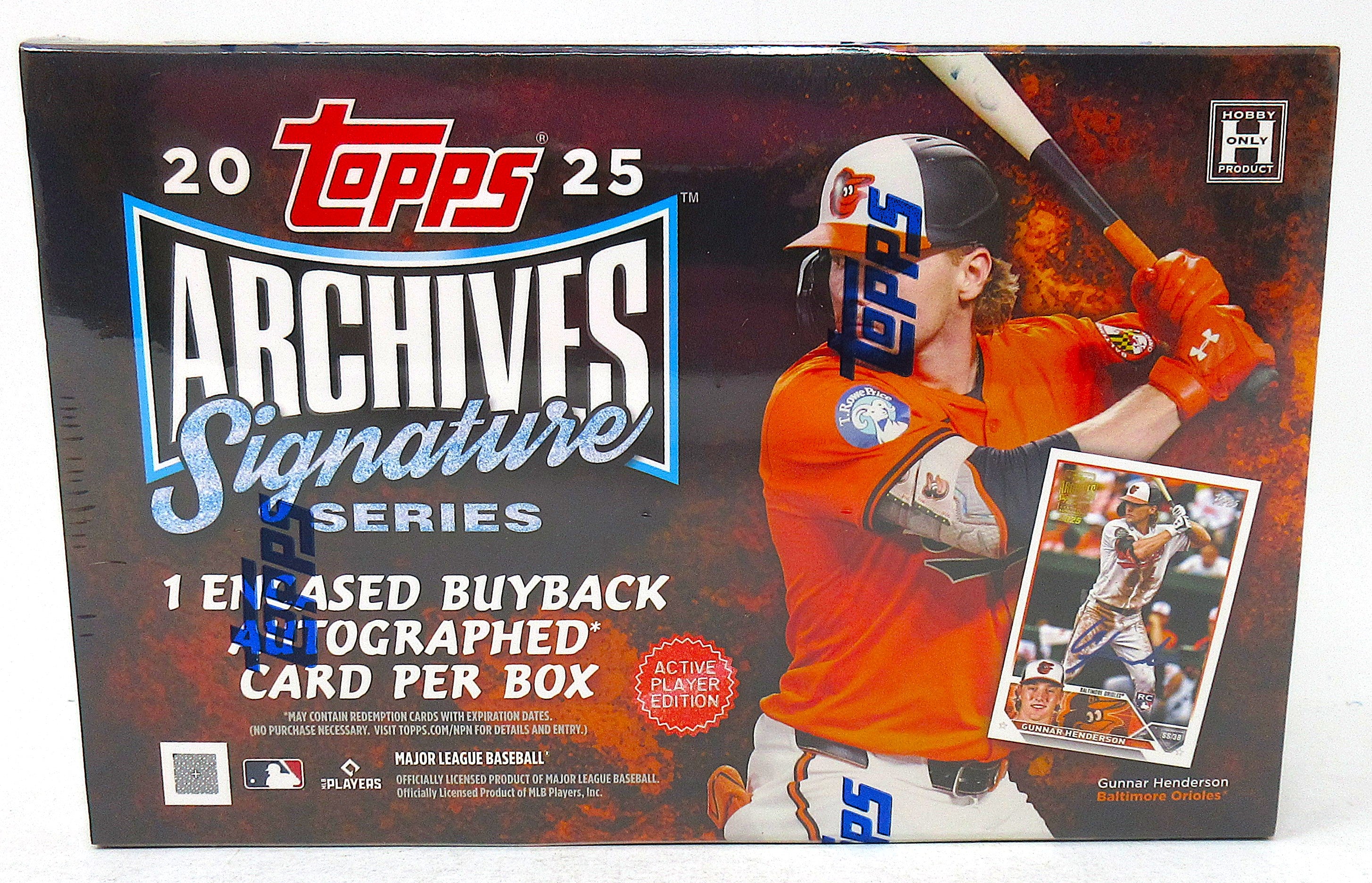 2025 Topps Archives Signature Series Baseball Box (Active Player) (Hobby) (1)