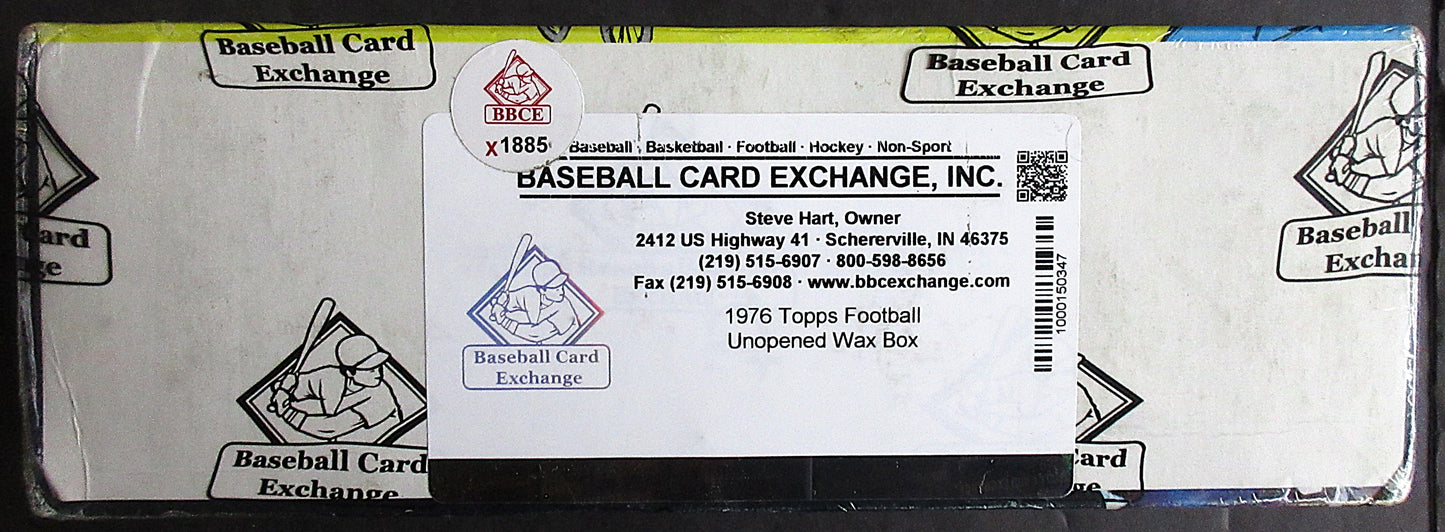 1976 Topps Football Unopened Wax Box (BBCE) (X1885)