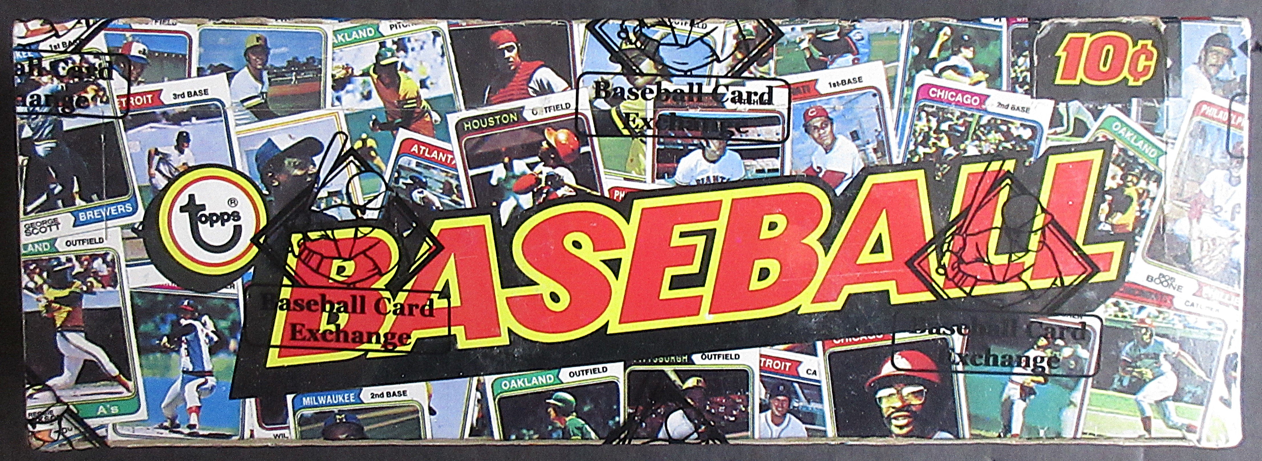 1974 Topps Baseball Unopened 10 Cent Wax Box (36/8) (BBCE) (X1889)