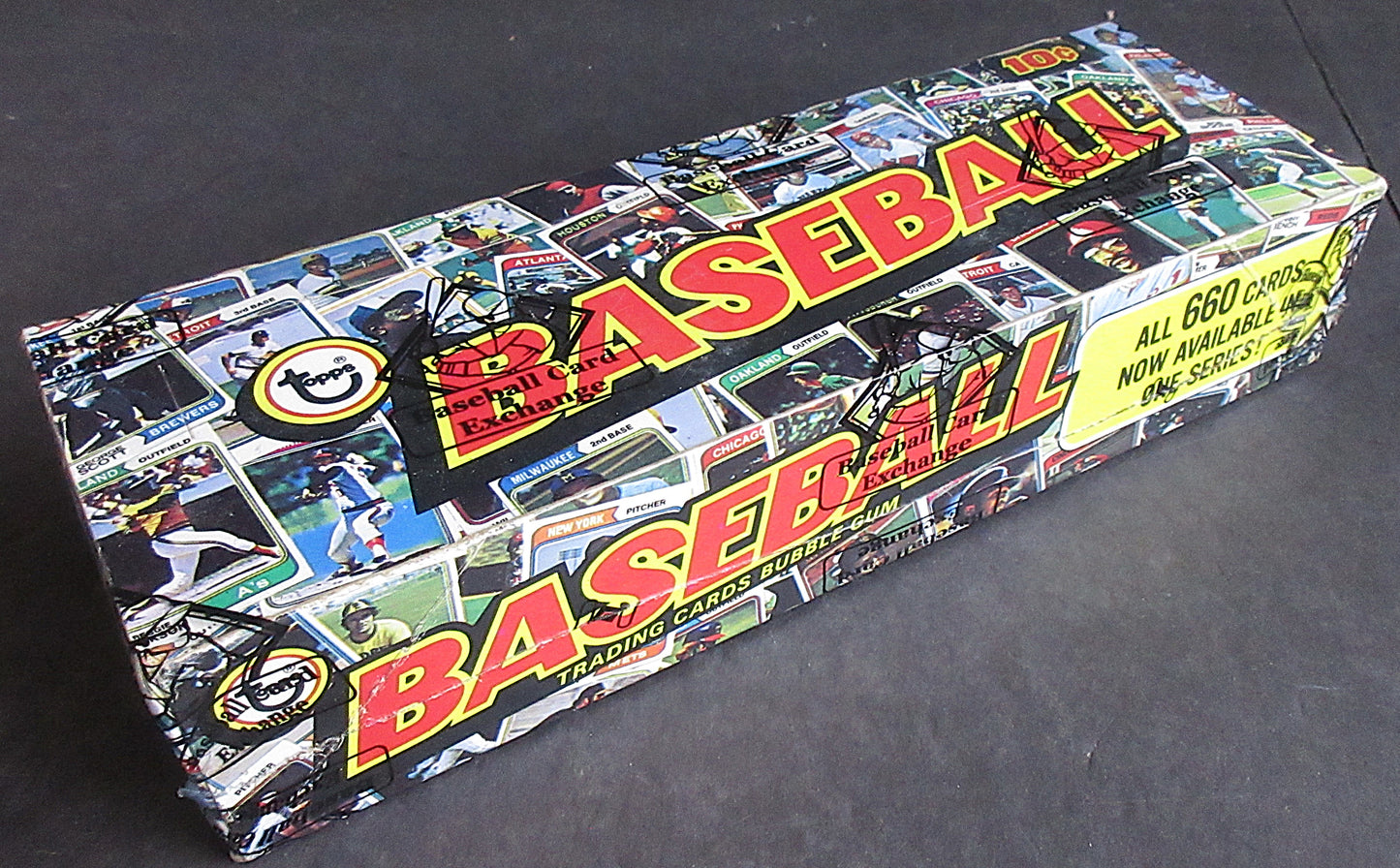 1974 Topps Baseball Unopened 10 Cent Wax Box (36/8) (BBCE) (X1889)