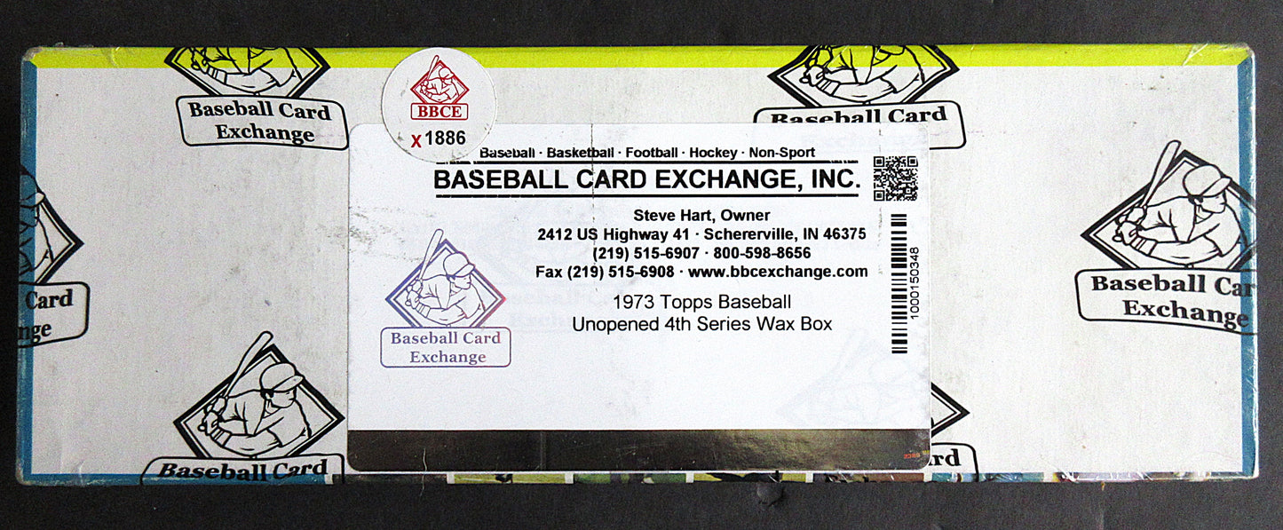 1973 Topps Baseball Unopened 4th Series Wax Box (BBCE) (X1886)