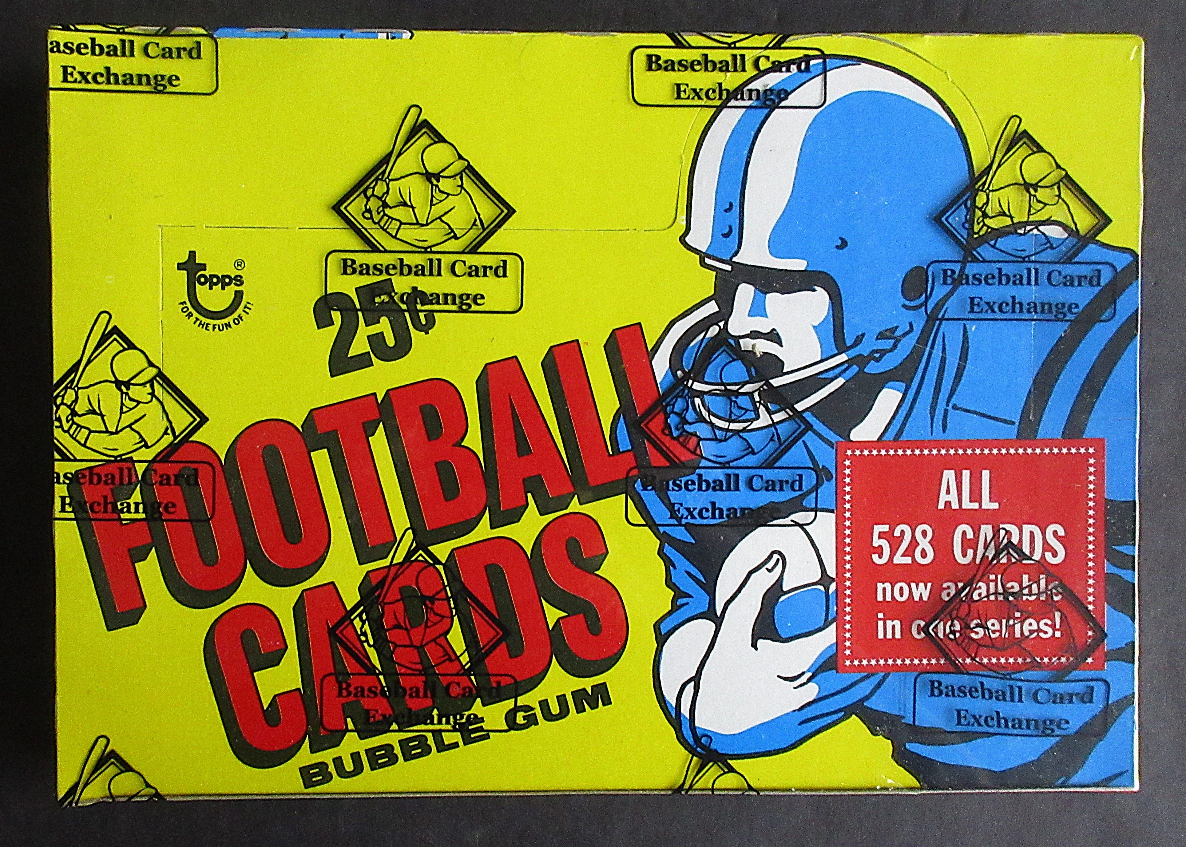 1976 Topps Football Unopened Cello Box (BBCE) (X1905)