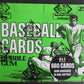 1976 Topps Baseball Unopened Cello Box (BBCE) (X1860)