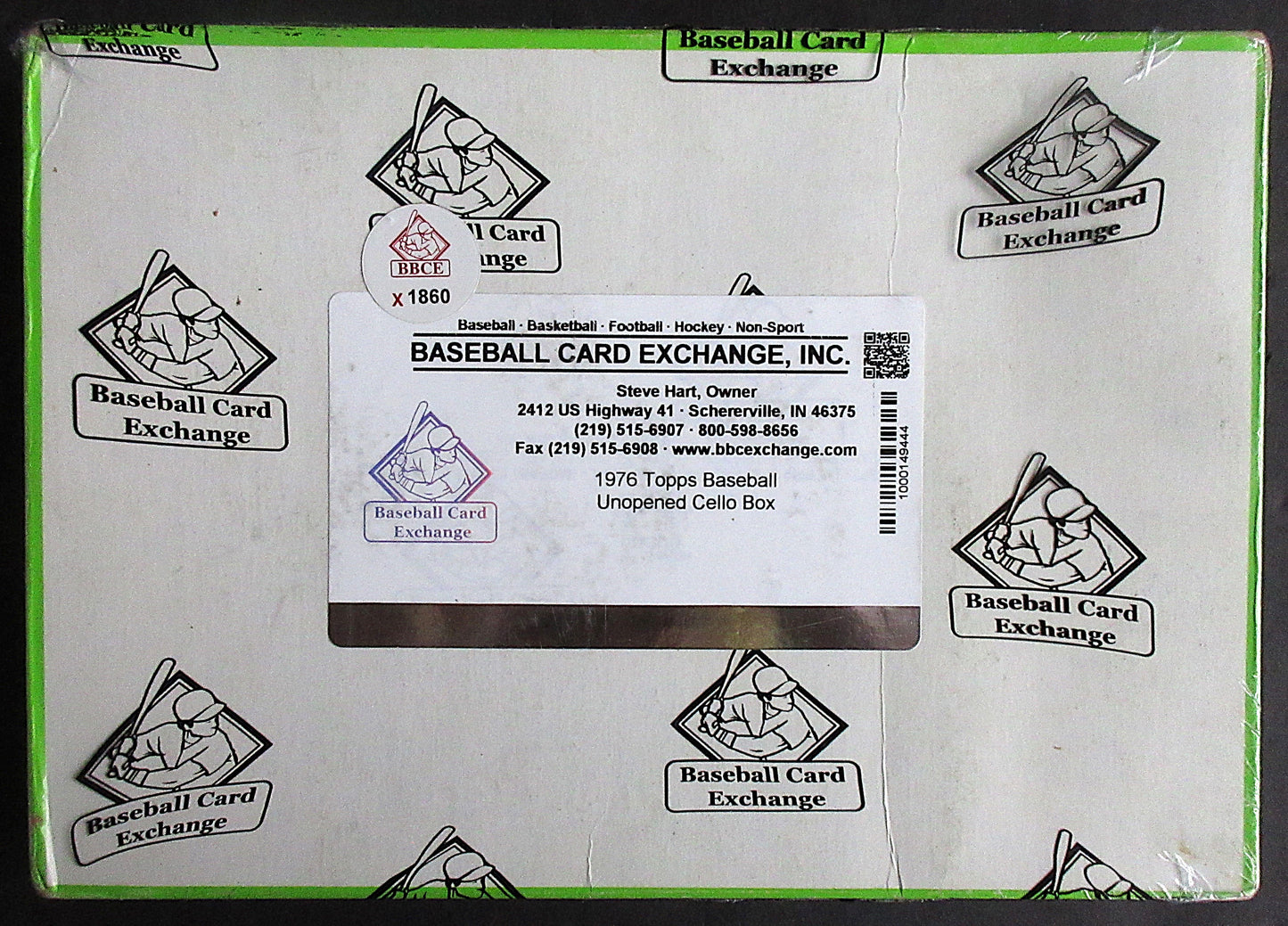 1976 Topps Baseball Unopened Cello Box (BBCE) (X1860)