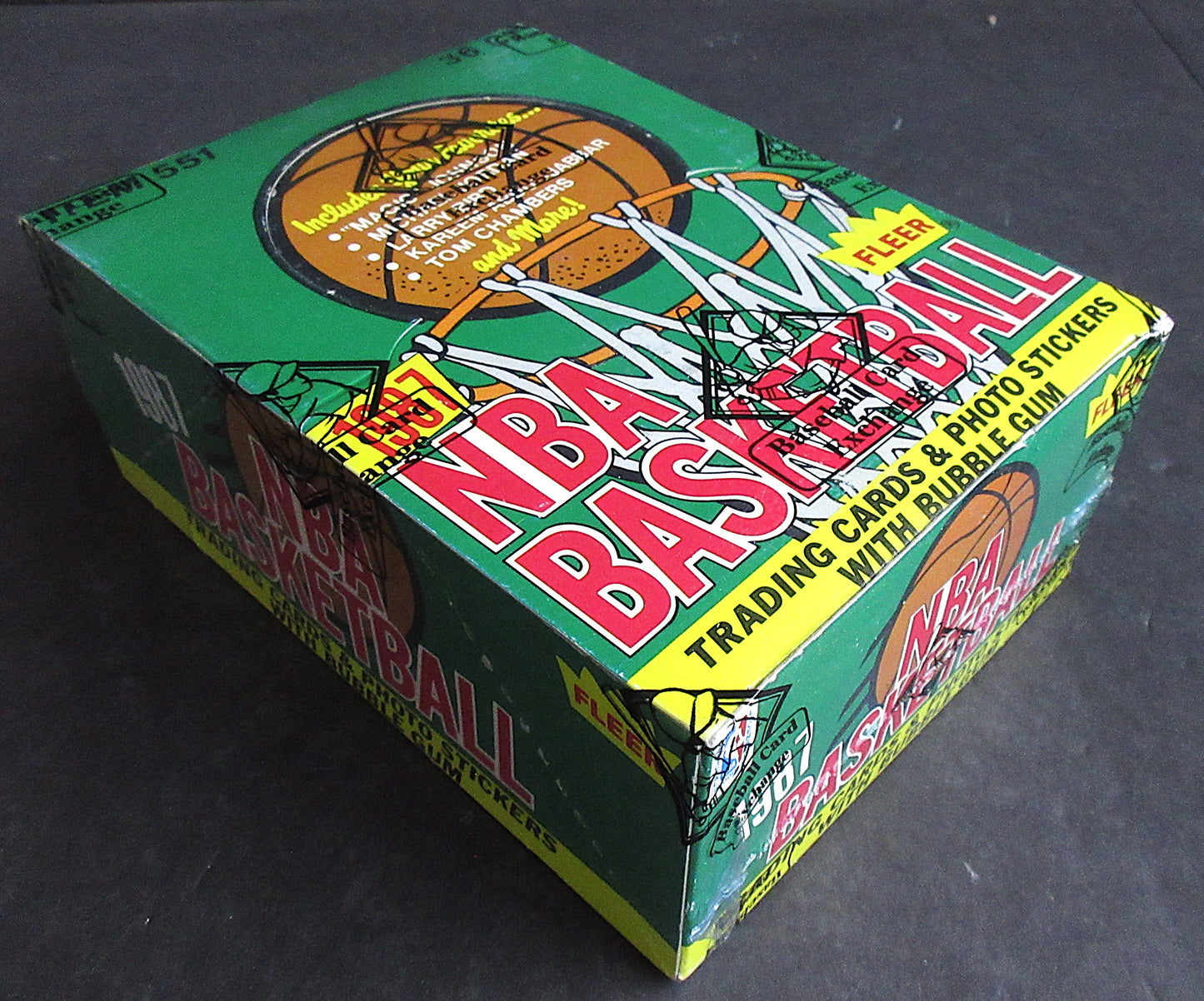 1987 1987/88 Fleer Basketball Unopened Wax Box (BBCE) (X1937)