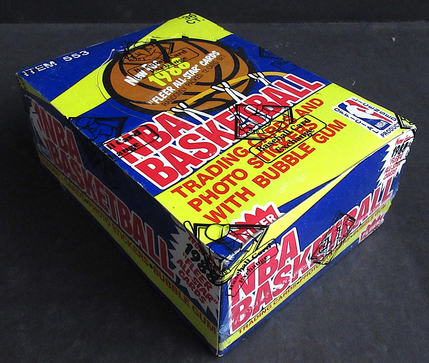 1988 1988/89 Fleer Basketball Unopened Wax Box (BBCE) (A17323)