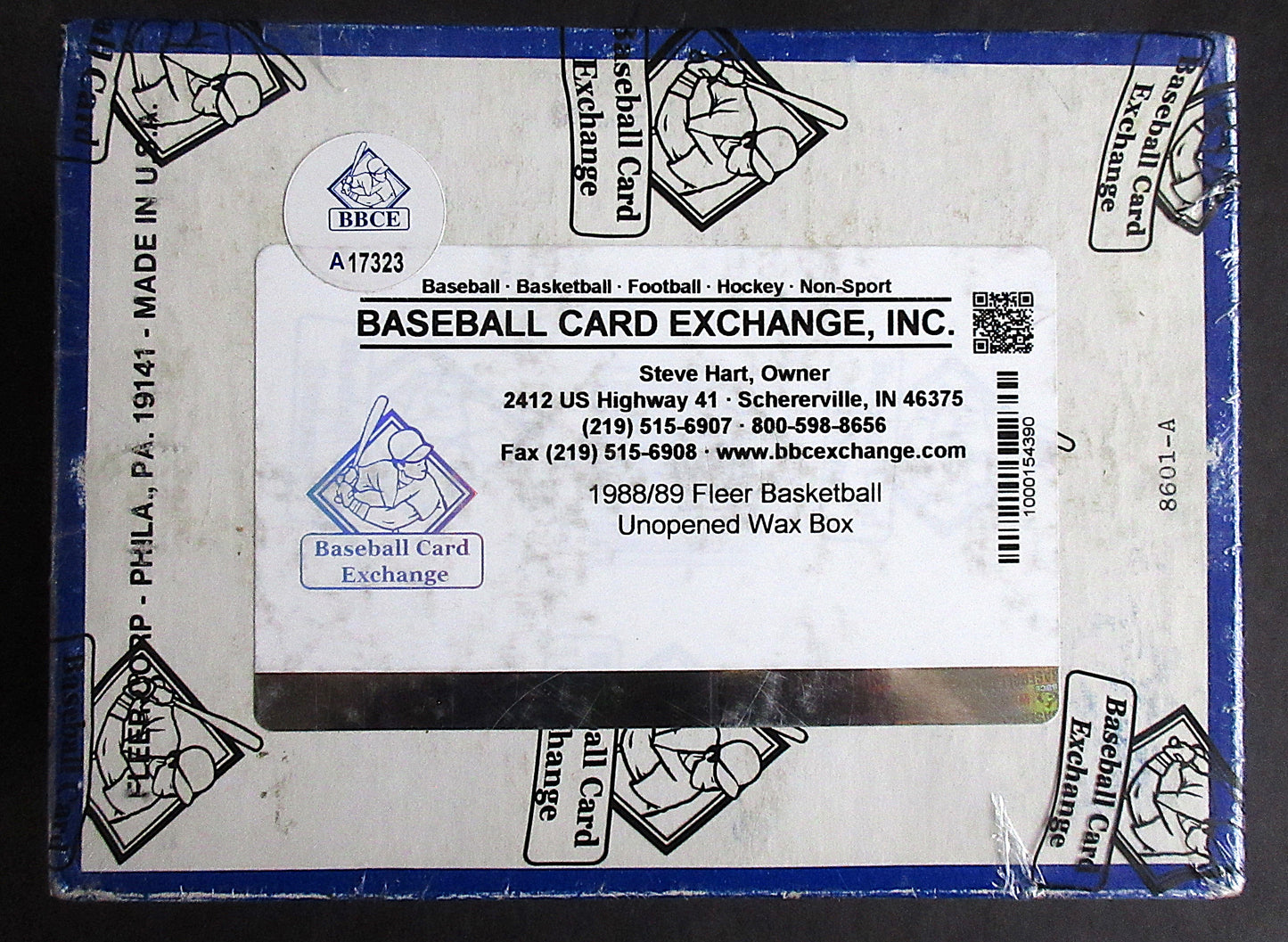 1988 1988/89 Fleer Basketball Unopened Wax Box (BBCE) (A17323)