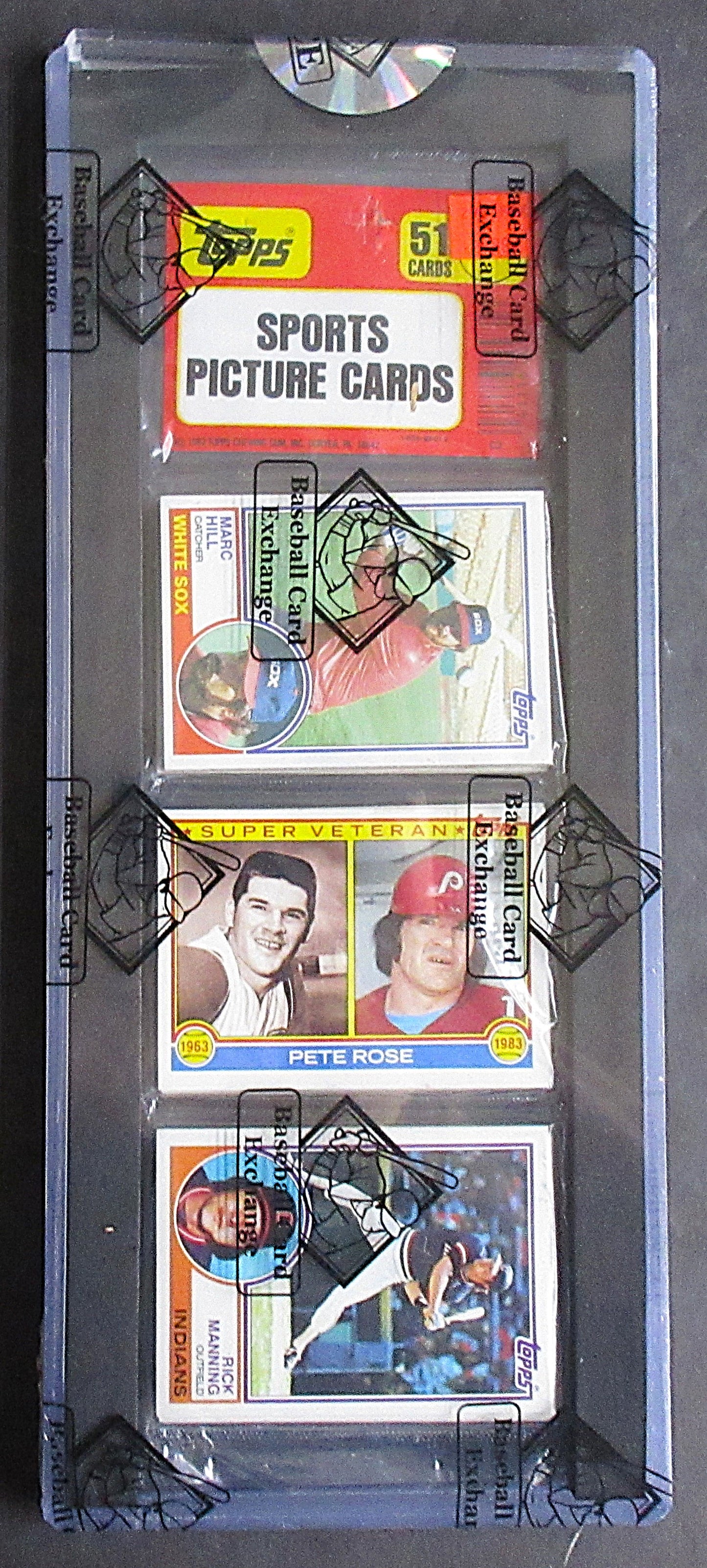 1983 Topps Baseball Unopened Rack Pack (Tony Gwynn Back) (BBCE) (26404)