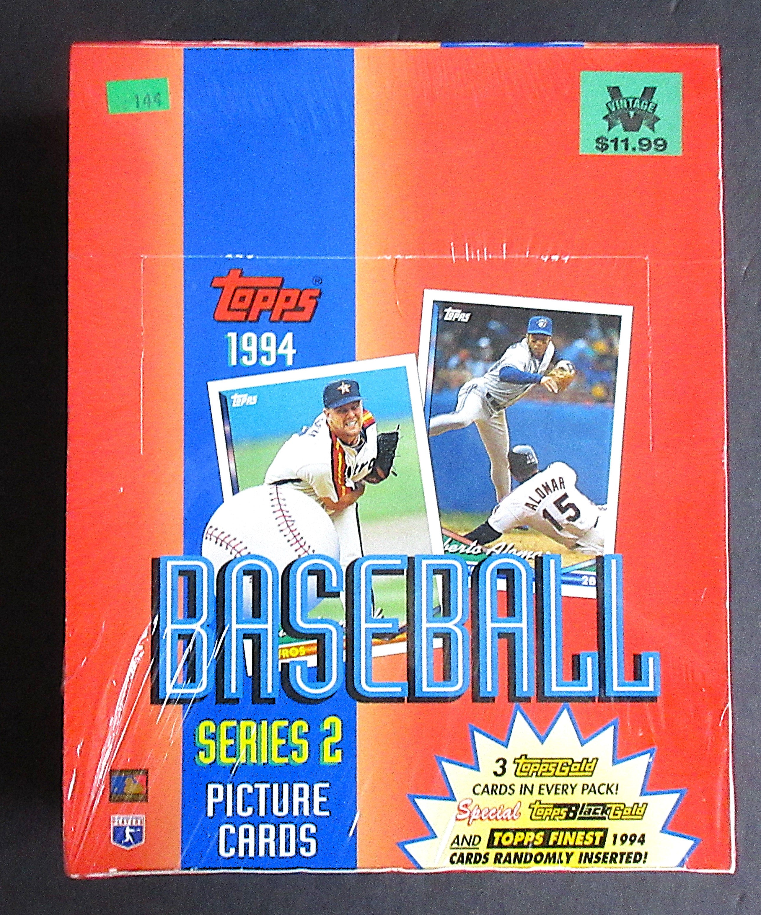 1994 Topps Baseball Unopened Series 2 Rack Box (24/33)