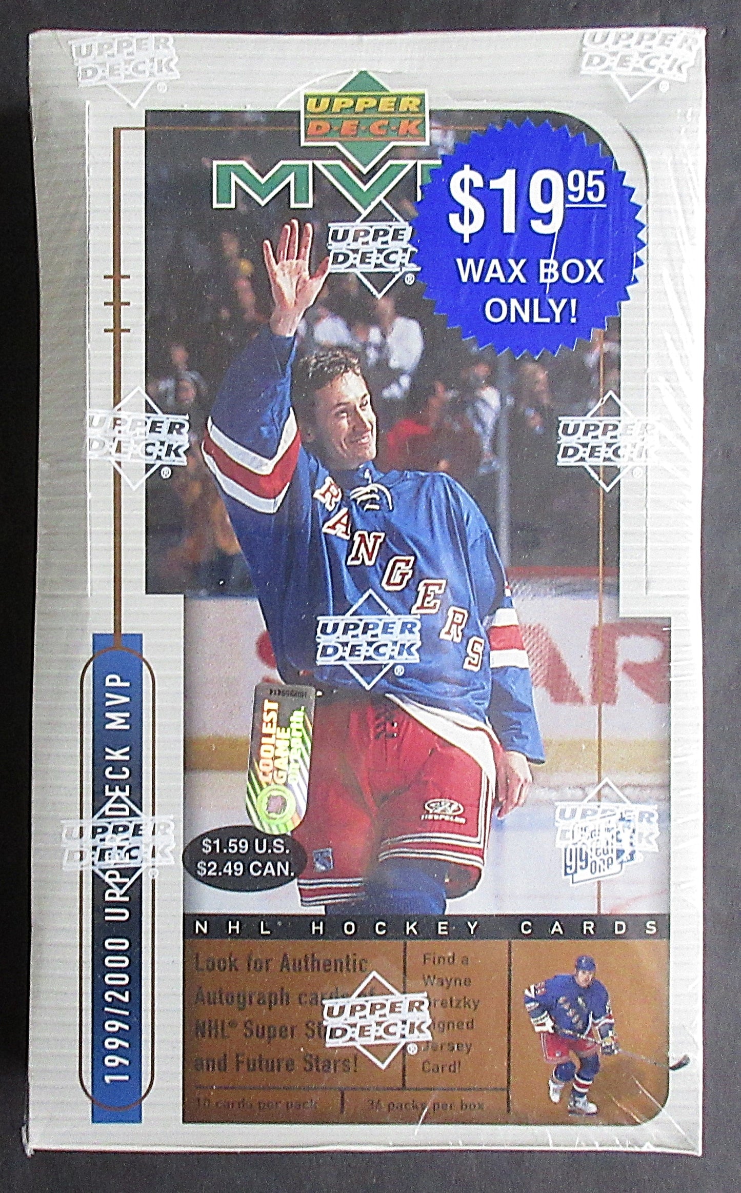 1999/00 Upper Deck MVP Hockey Unopened Box (Retail) (36/10)