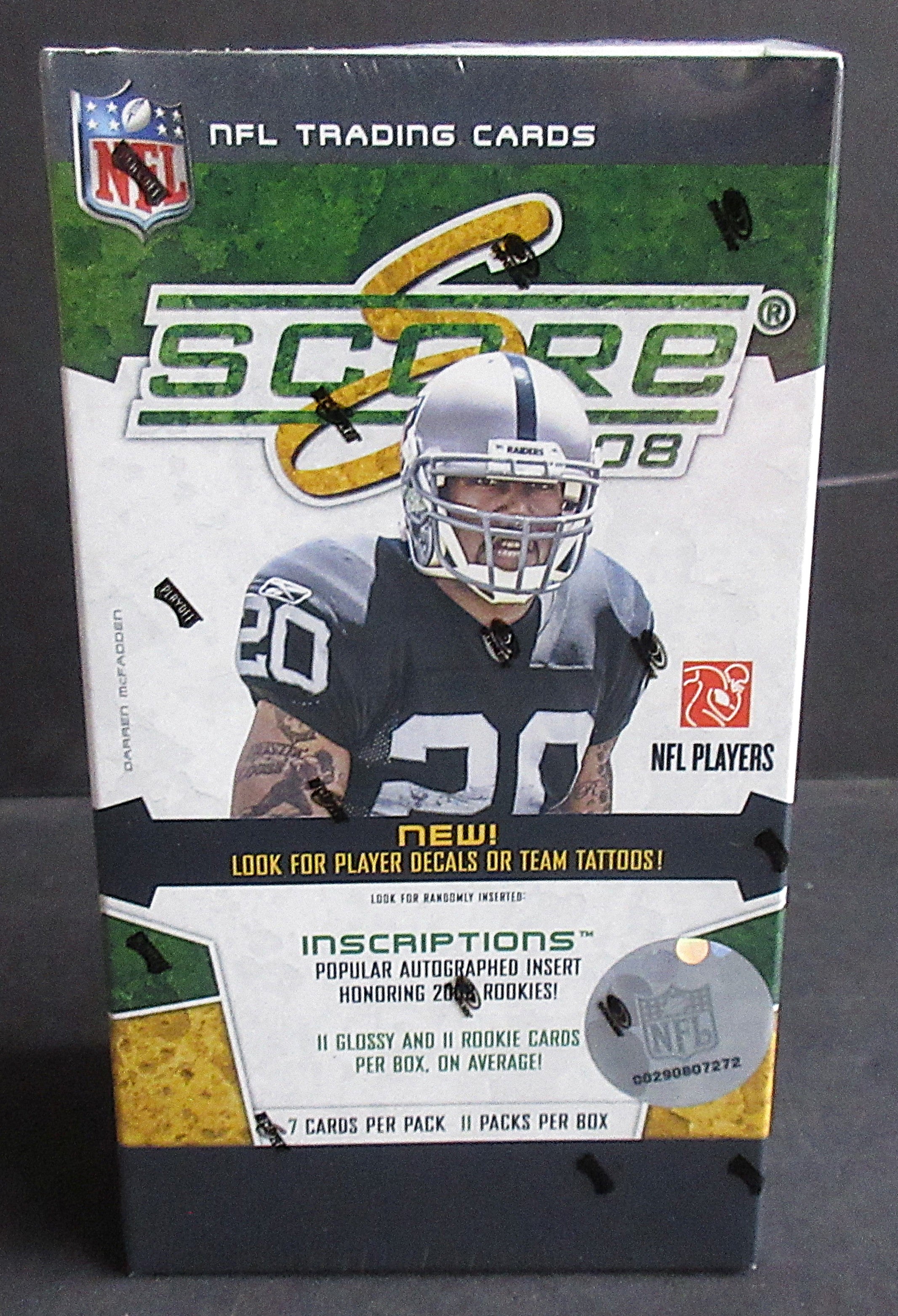 2008 Score Football Unopened Blaster Box (11/7)