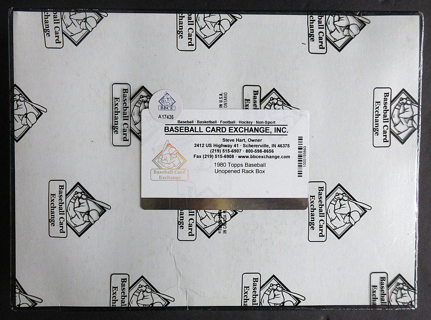 1980 Topps Baseball Unopened Rack Box (BBCE) (A17436)