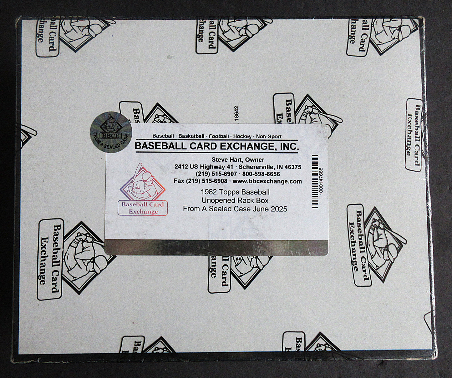 1982 Topps Baseball Unopened Rack Box (FASC)