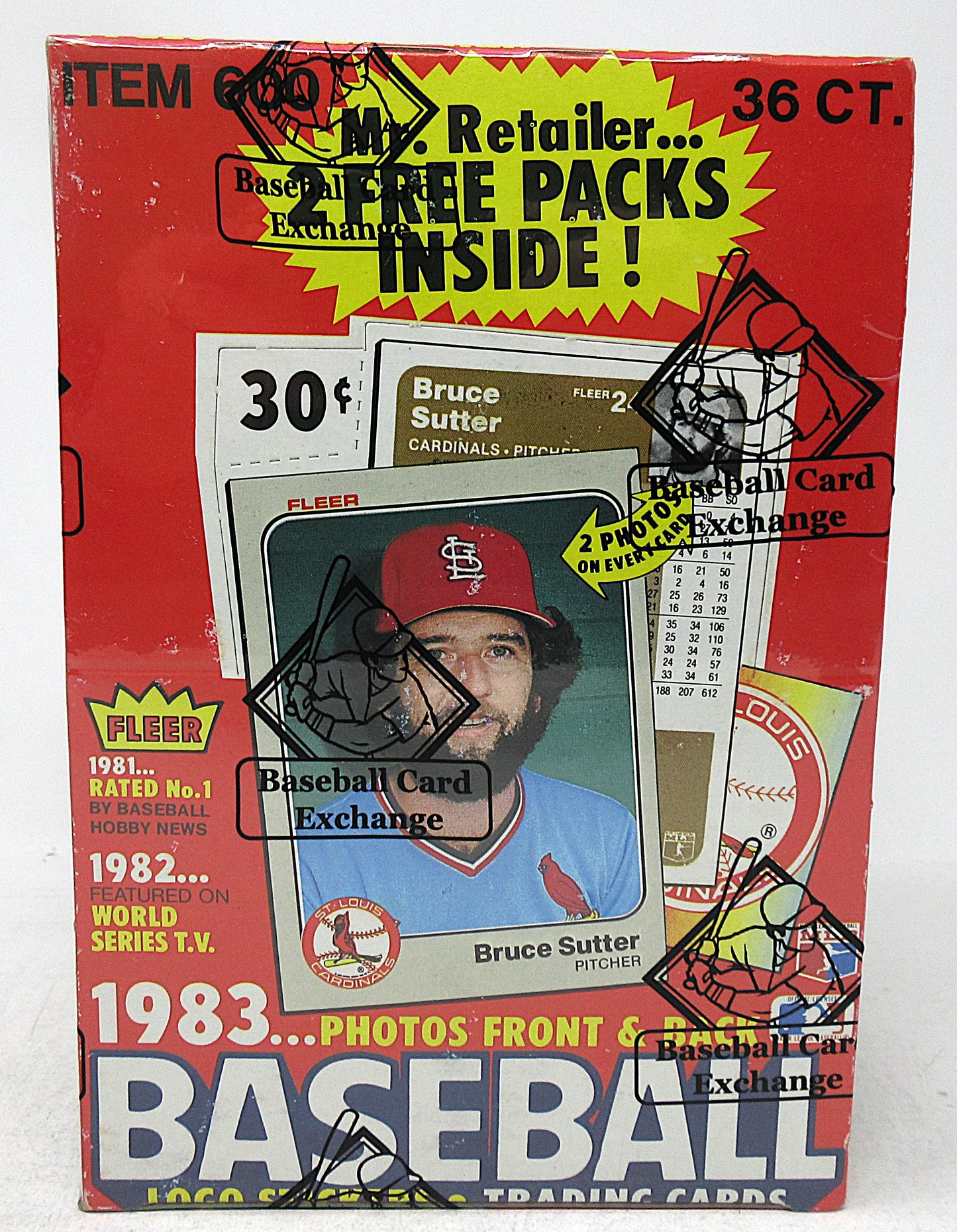 1983 Fleer Baseball Unopened Wax Box (FASC)