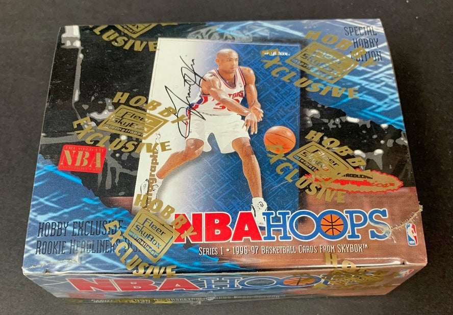 1996/97 Hoops Basketball Series 1 Box (Hobby) (24/9)