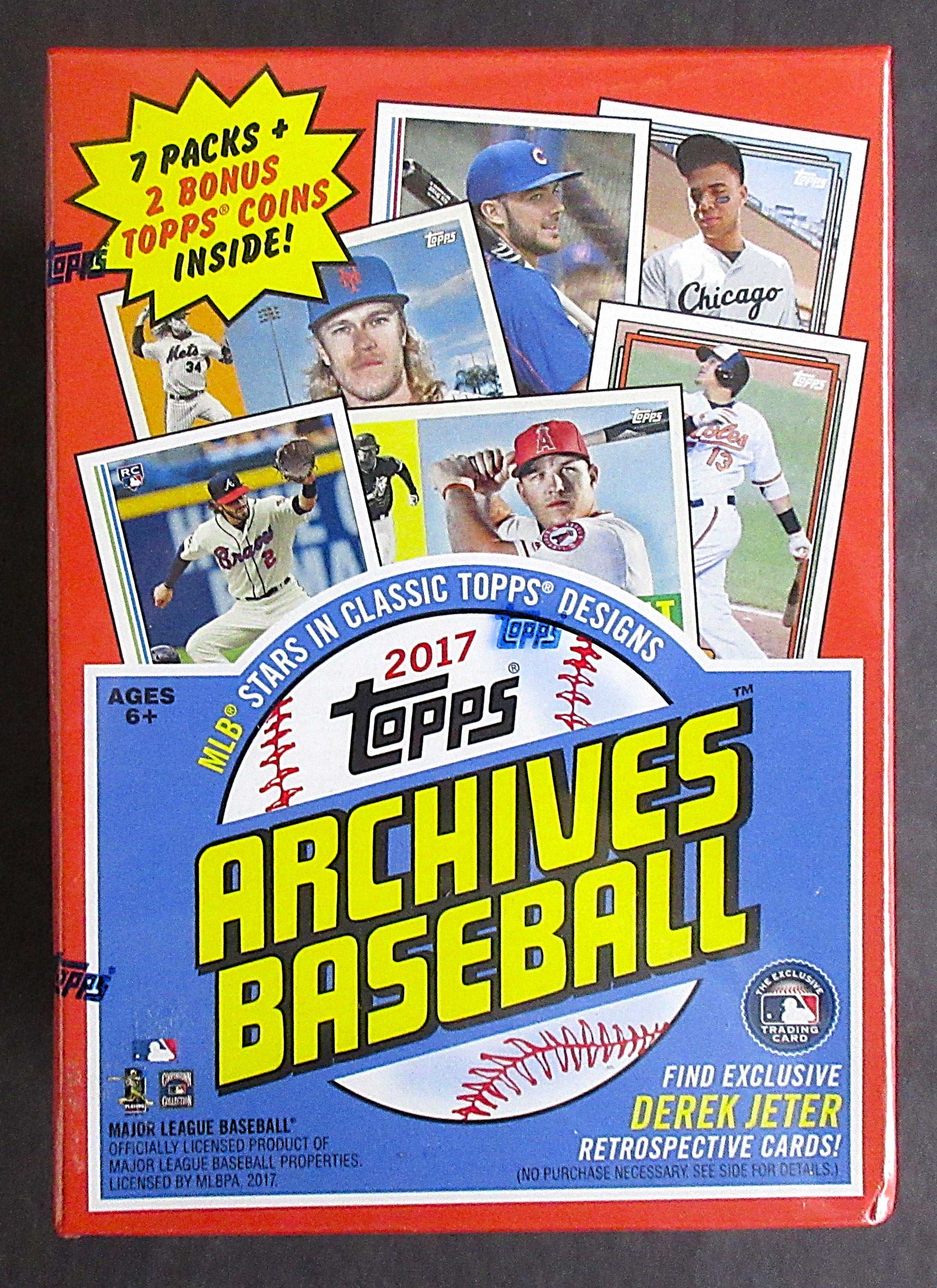 2017 Topps Archives Baseball Blaster Box (7/8+2)