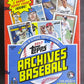 2017 Topps Archives Baseball Blaster Box (7/8+2)