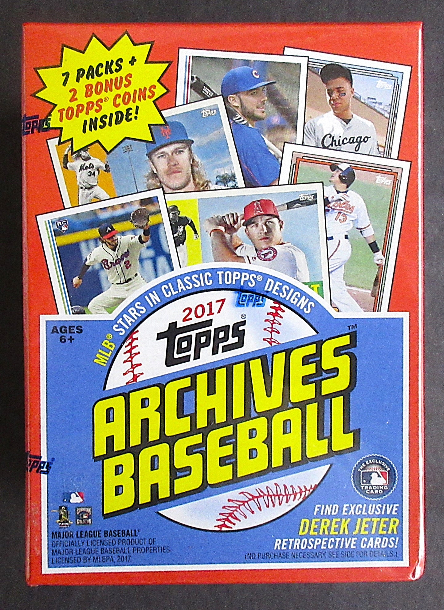2017 Topps Archives Baseball Blaster Box (7/8+2)