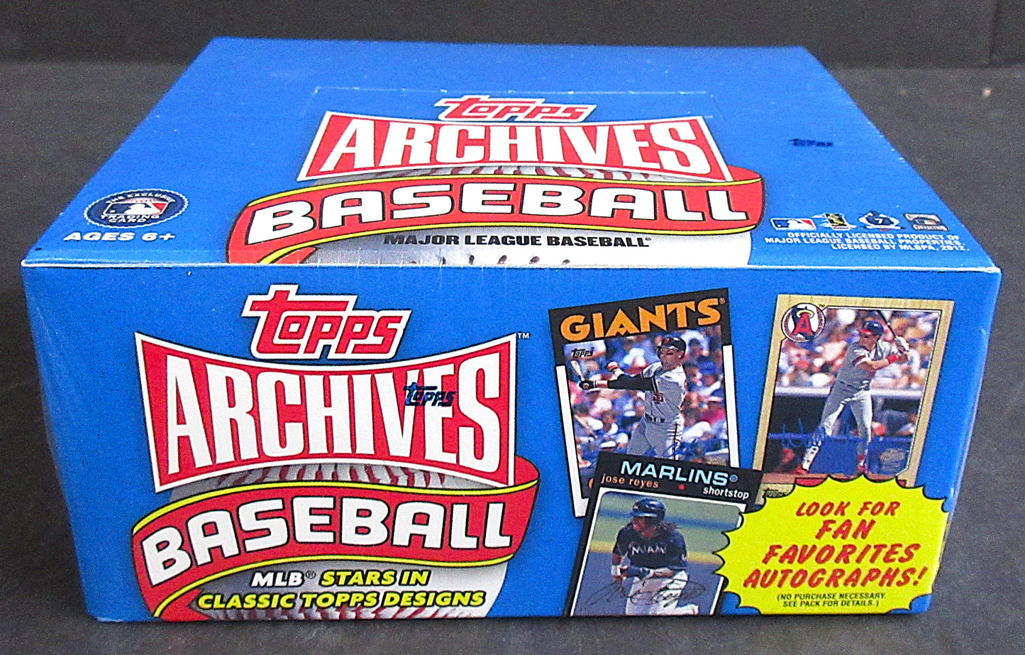 2012 Topps Archives Baseball Box (Retail) (24/8)