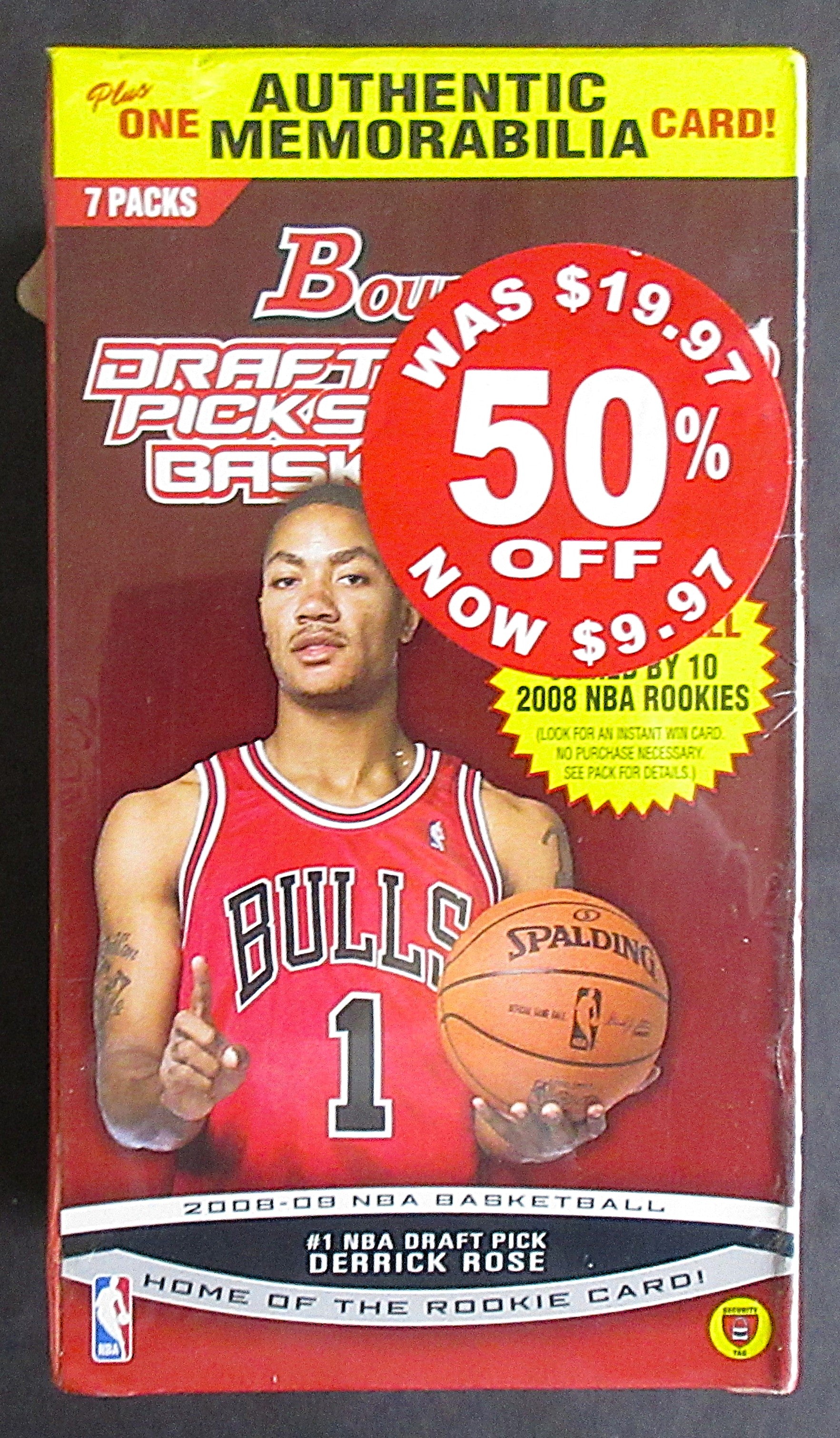 2008/09 Bowman Basketball Draft Picks & Stars Blaster Box (7/5+1)