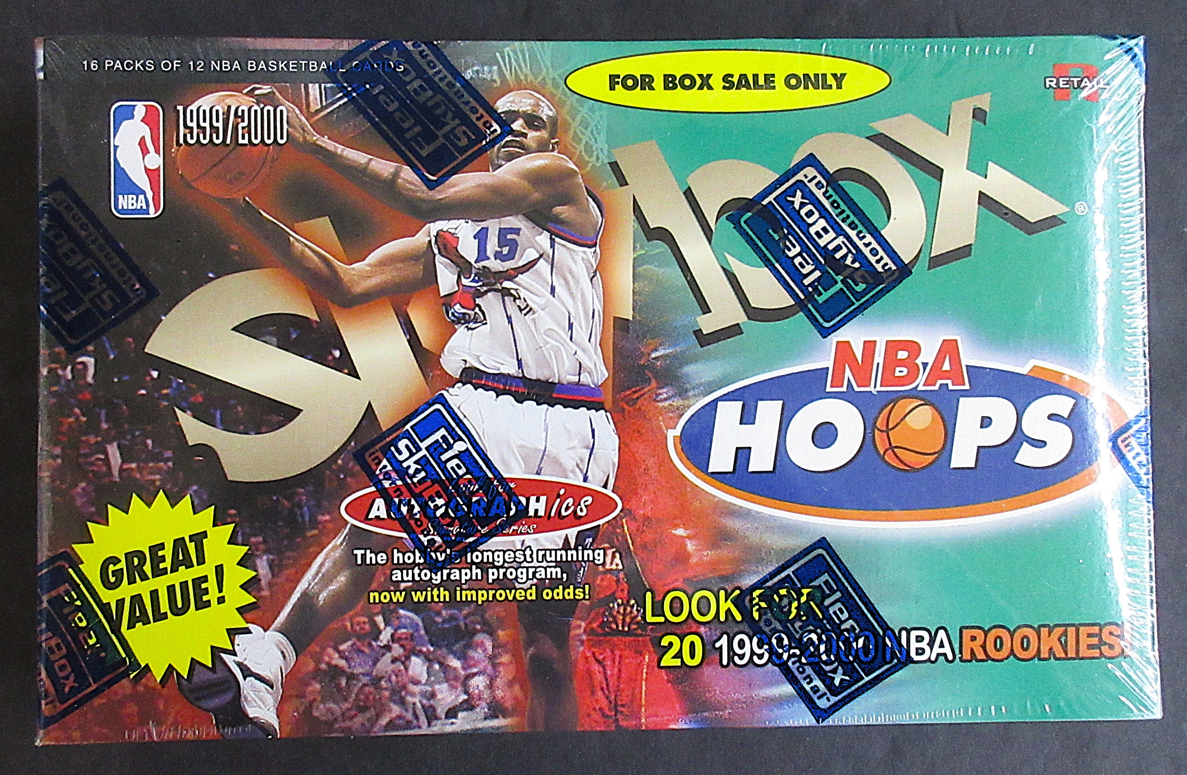 1999/00 Skybox Hoops Basketball Blaster Box (Retail) (16/12)