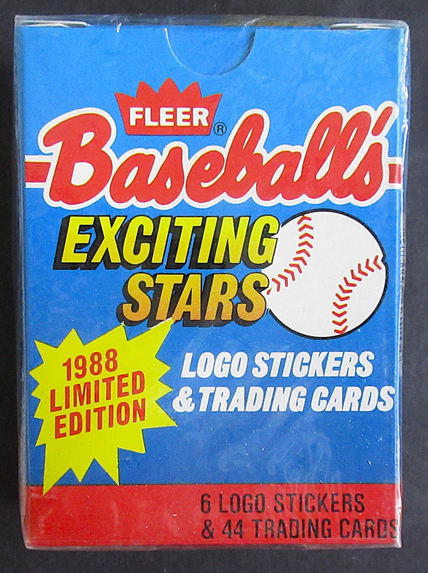 1988 Fleer Baseball Exciting Stars Factory Set (44/6)