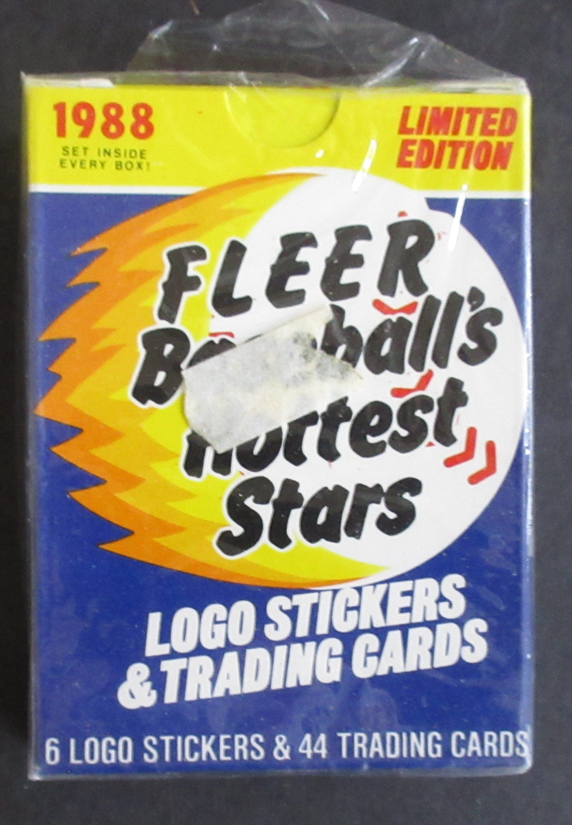 1988 Fleer Baseball Hottest Stars Factory Set (44/6)