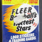1988 Fleer Baseball Hottest Stars Factory Set (44/6)
