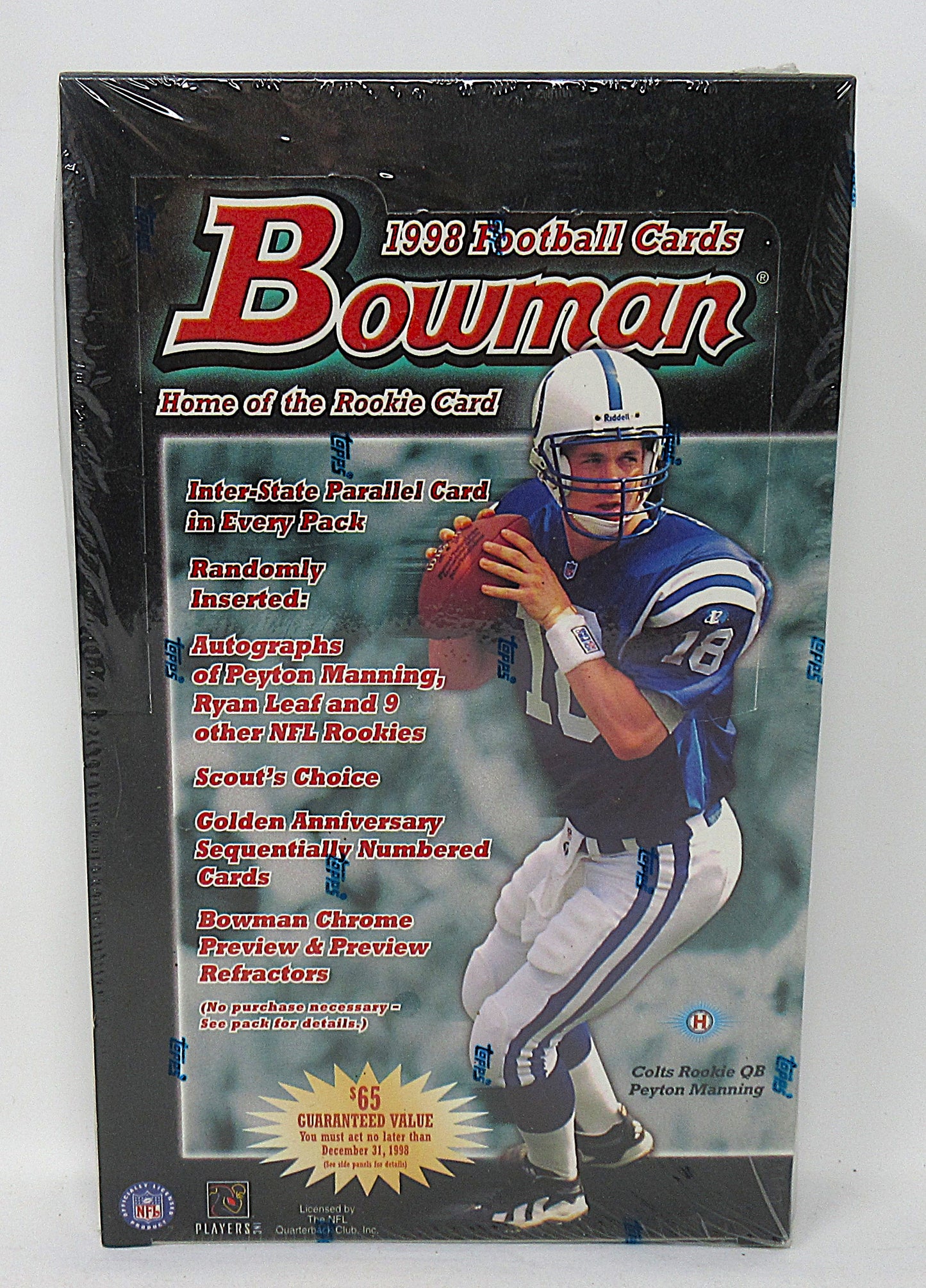 1998 Bowman Football Box (Hobby) (24/10)