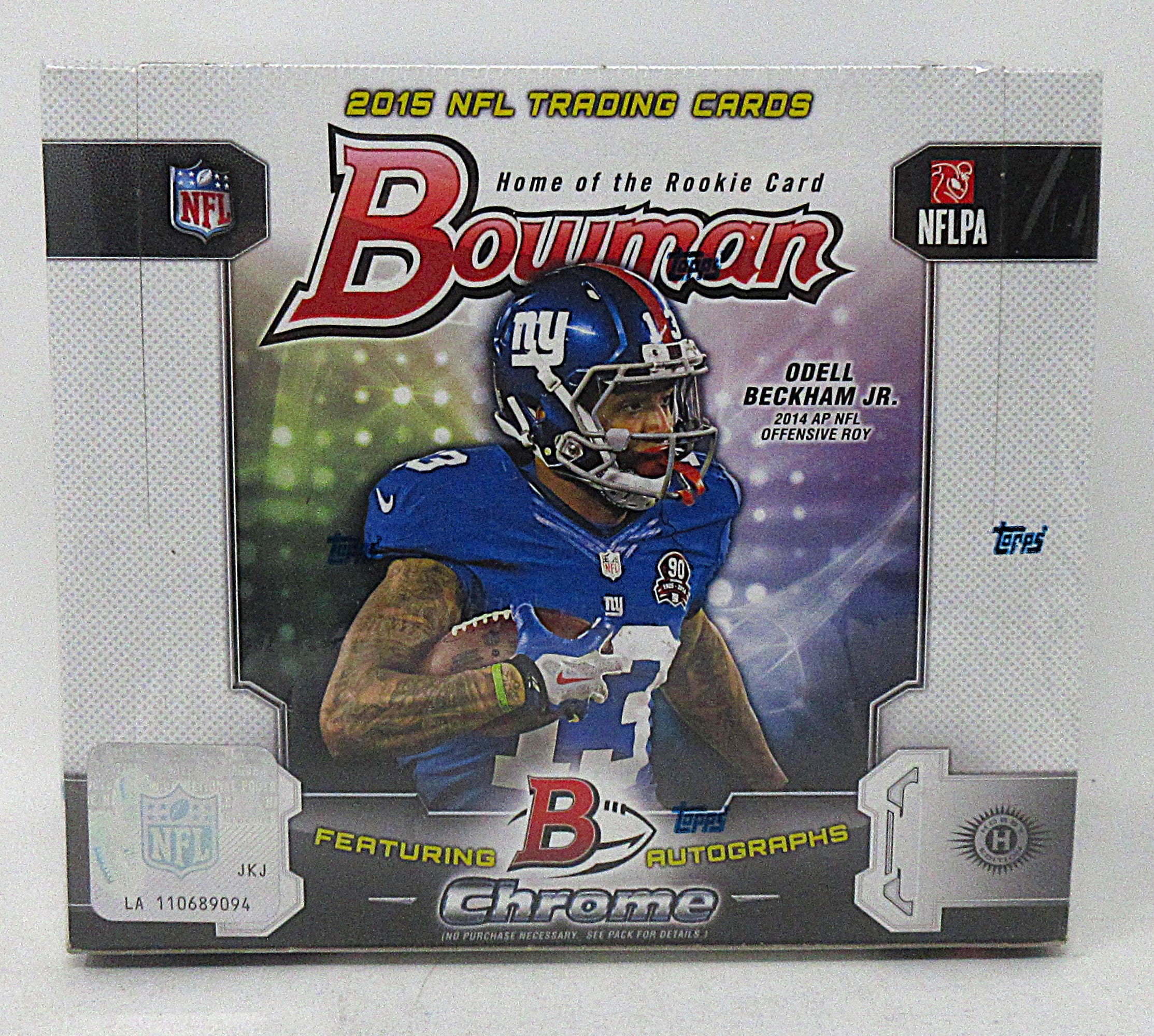 2015 Bowman Football Box (Hobby) (10/25)
