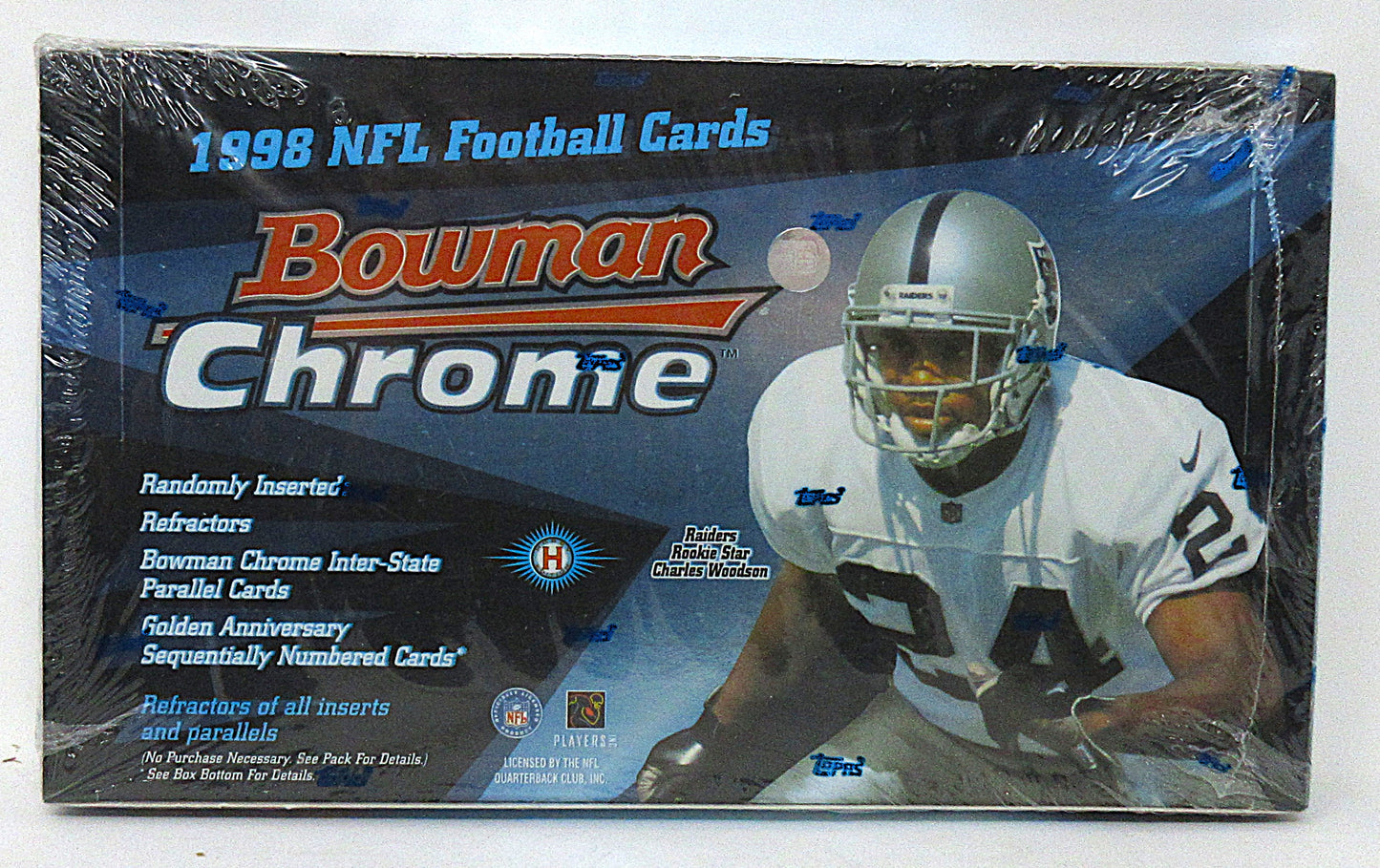 1998 Bowman Chrome Football Box (Hobby) (24/4)