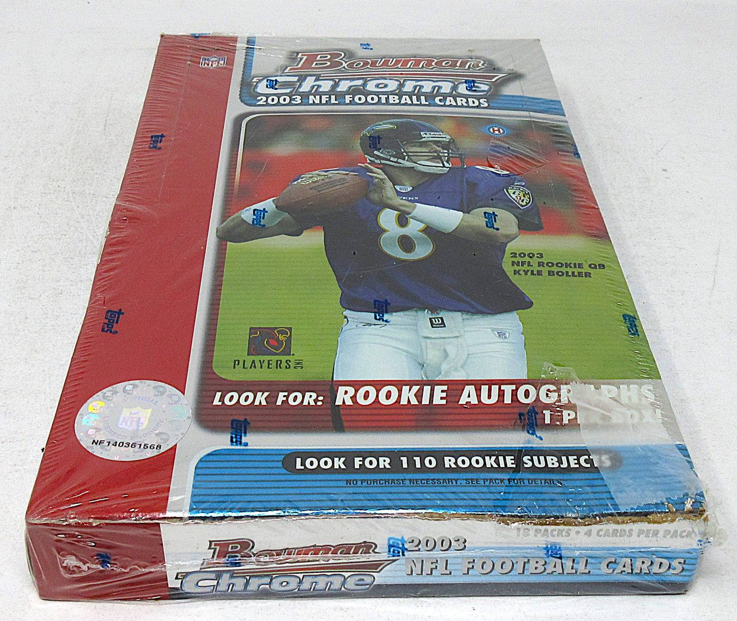 2003 Bowman Chrome Football Box (Hobby) (18/4)