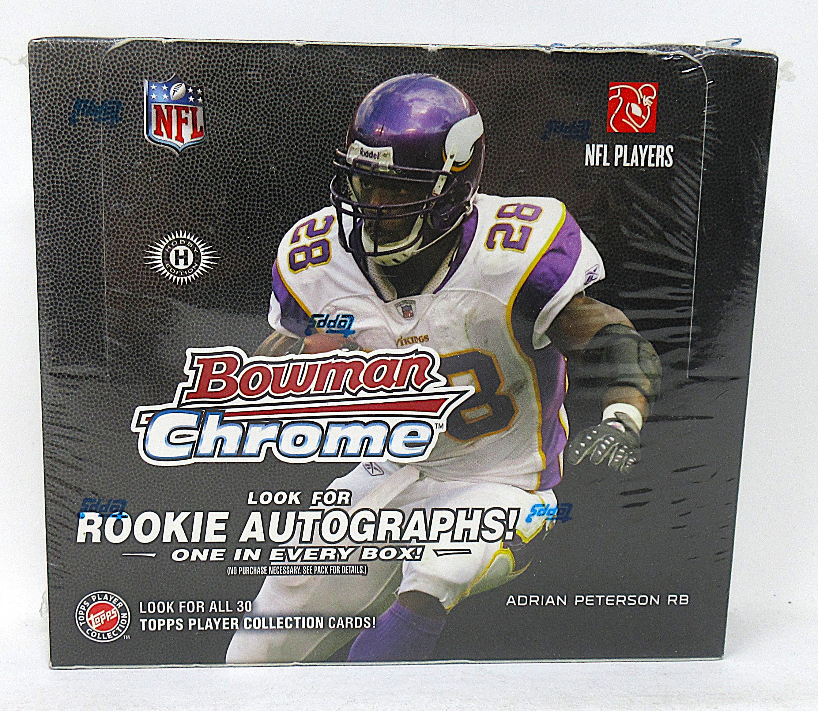 2008 Bowman Chrome Football Box (Hobby) (18/4)