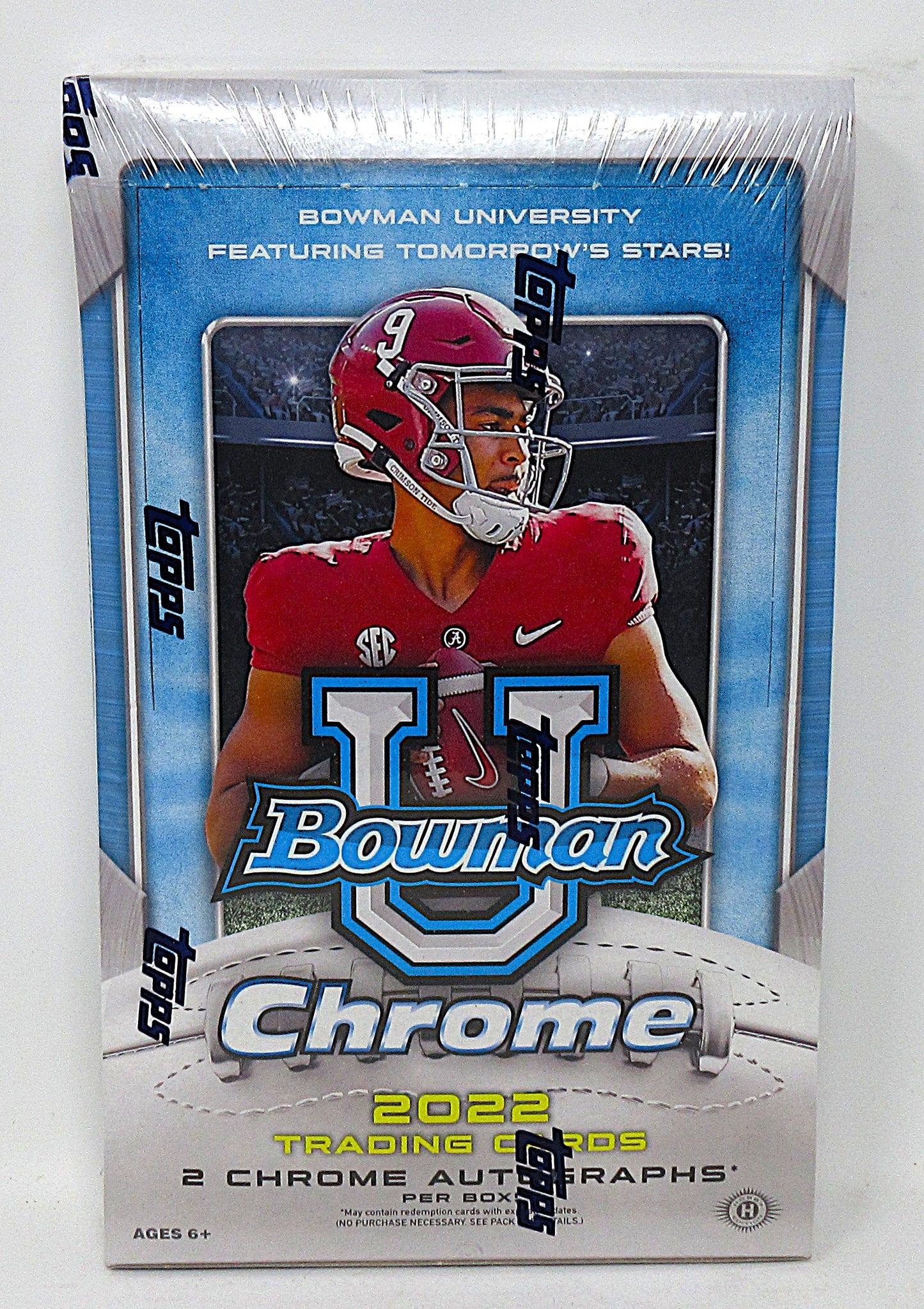 2022 Bowman Chrome University Football Box (Hobby) (24/4)