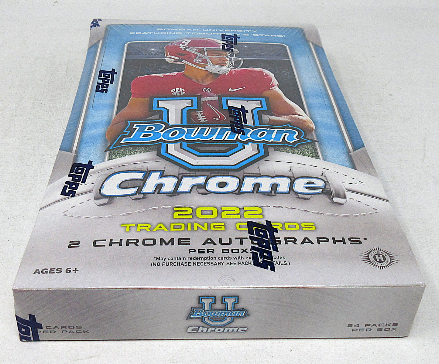 2022 Bowman Chrome University Football Box (Hobby) (24/4)