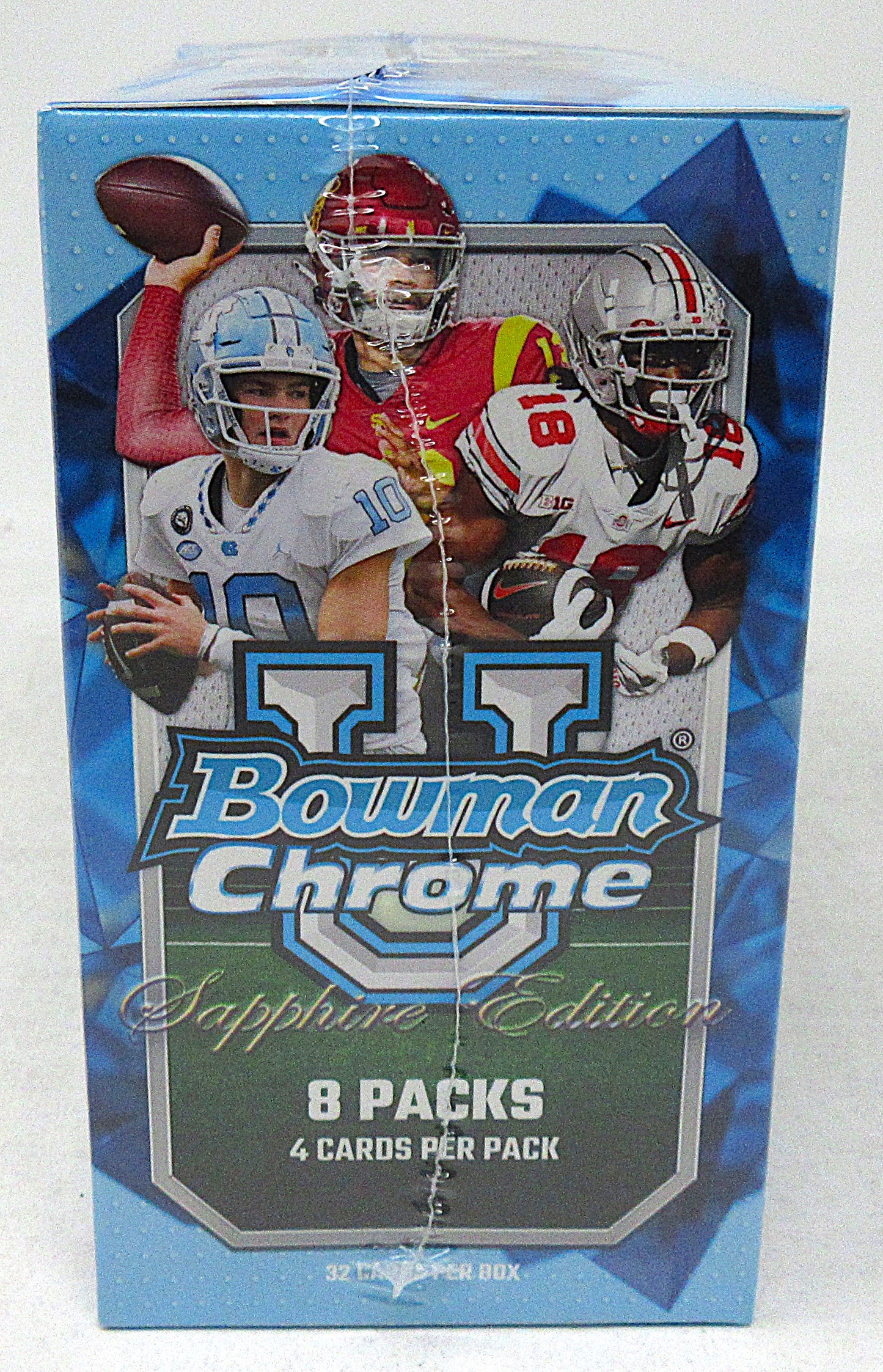 2023 Bowman Chrome University Football Sapphire Edition Box (Hobby) (8/4)