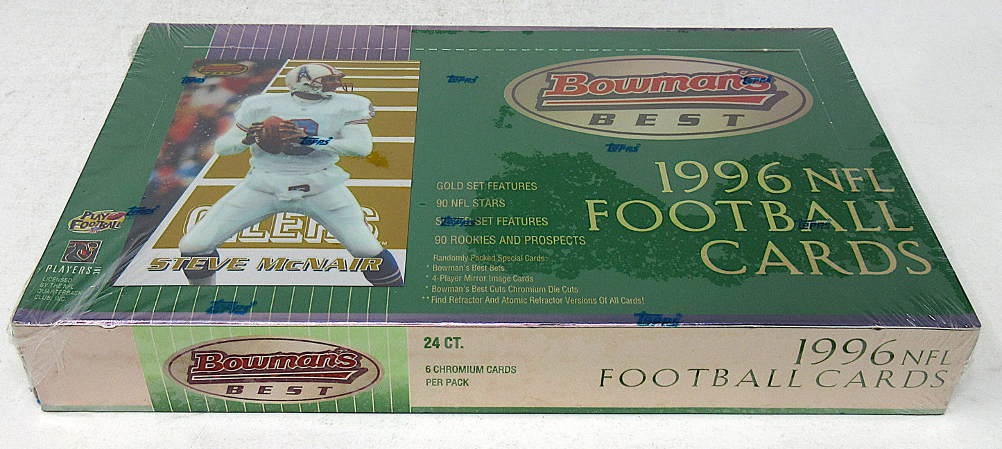 1996 Bowman's Best Football Box (Hobby) (24/6)