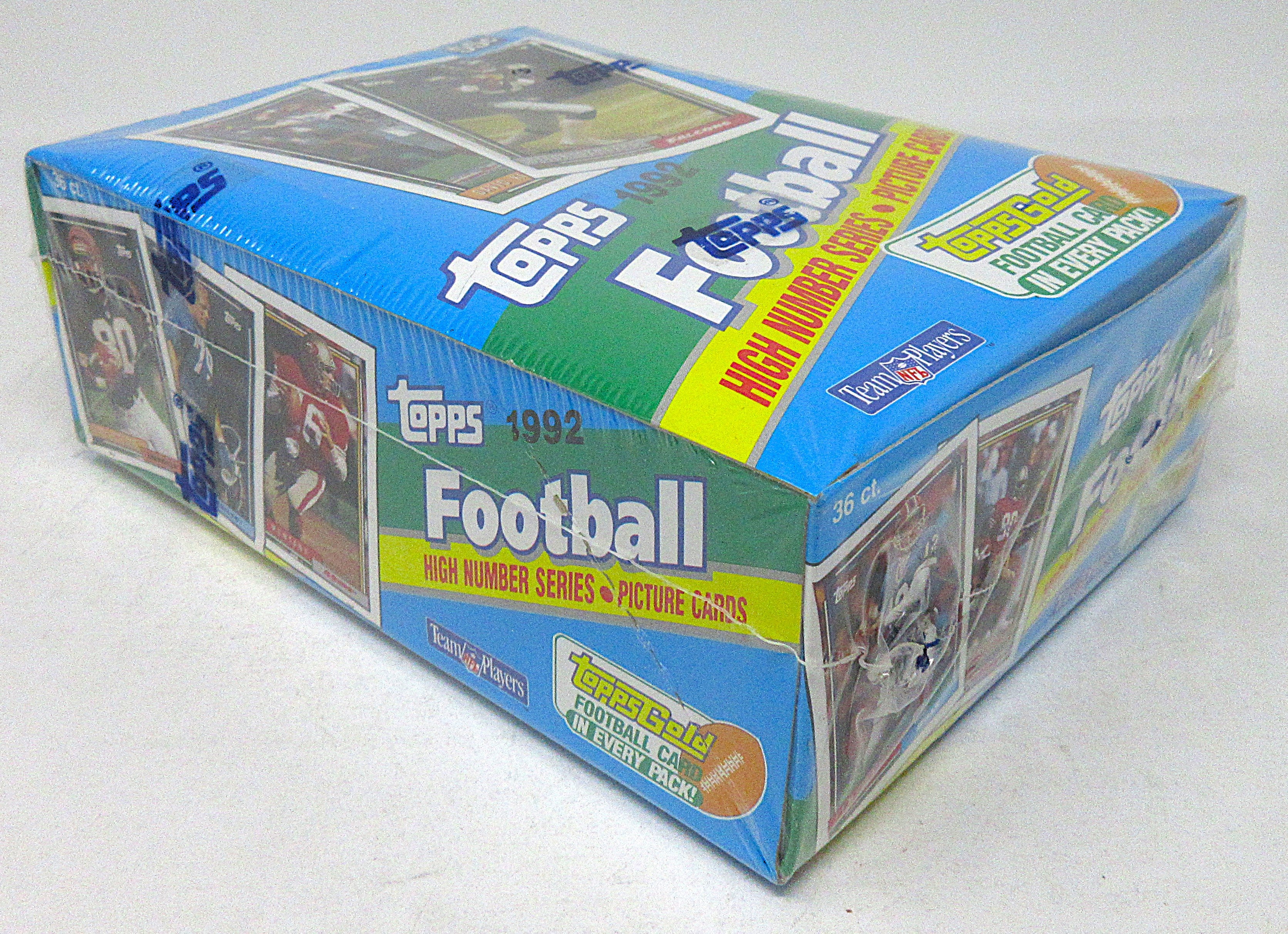 1992 Topps Football High Number Series Box (36/15) – Baseball Card