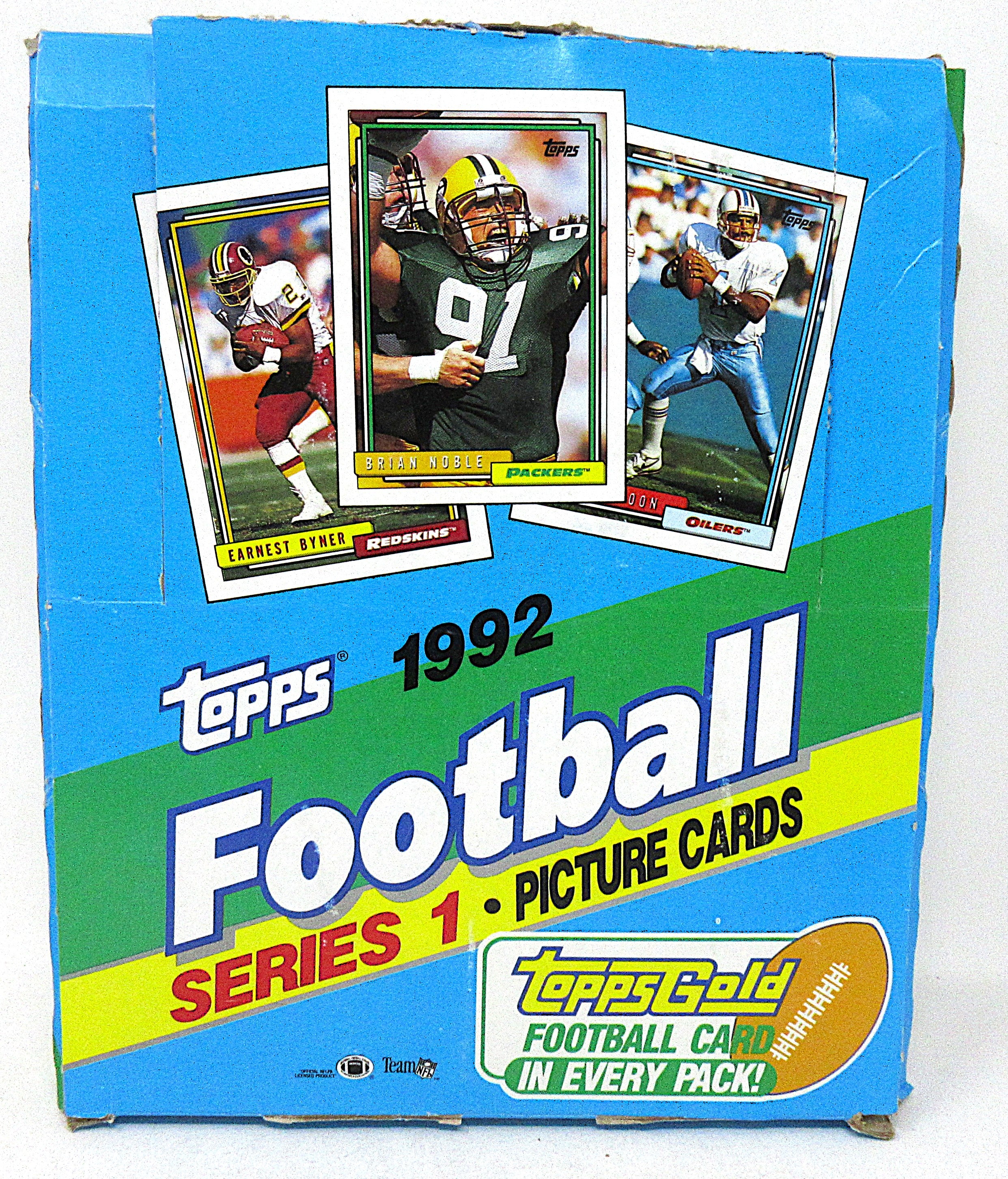1992 Topps Football Series 1 Rack Box (24/44)