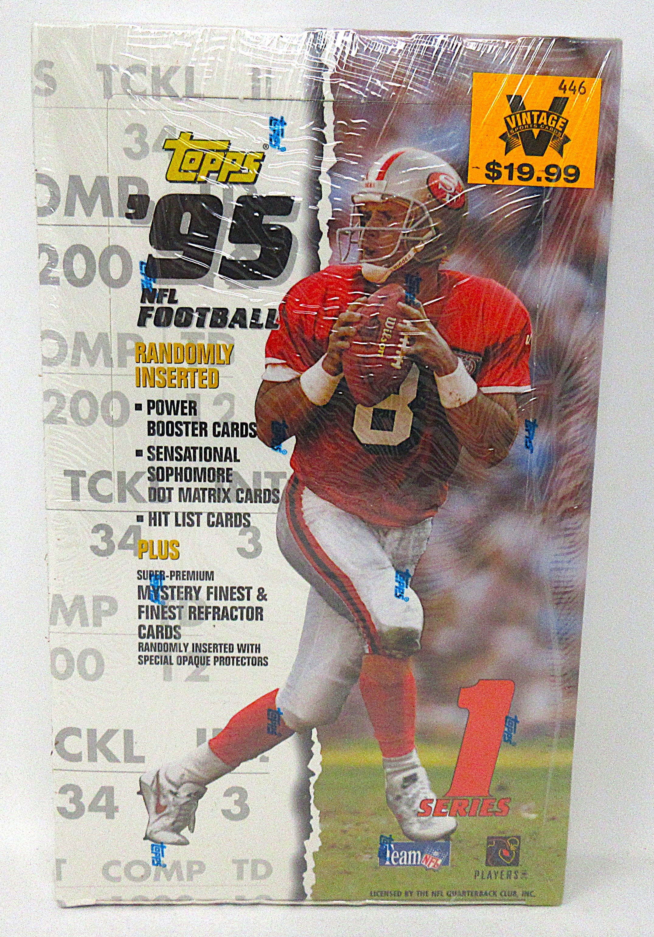 1995 Topps Football Series 1 Box (Retail) (36/13)
