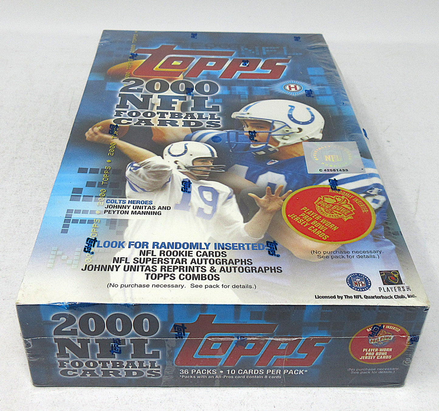 2000 Topps Football Box (Hobby) (36/10)
