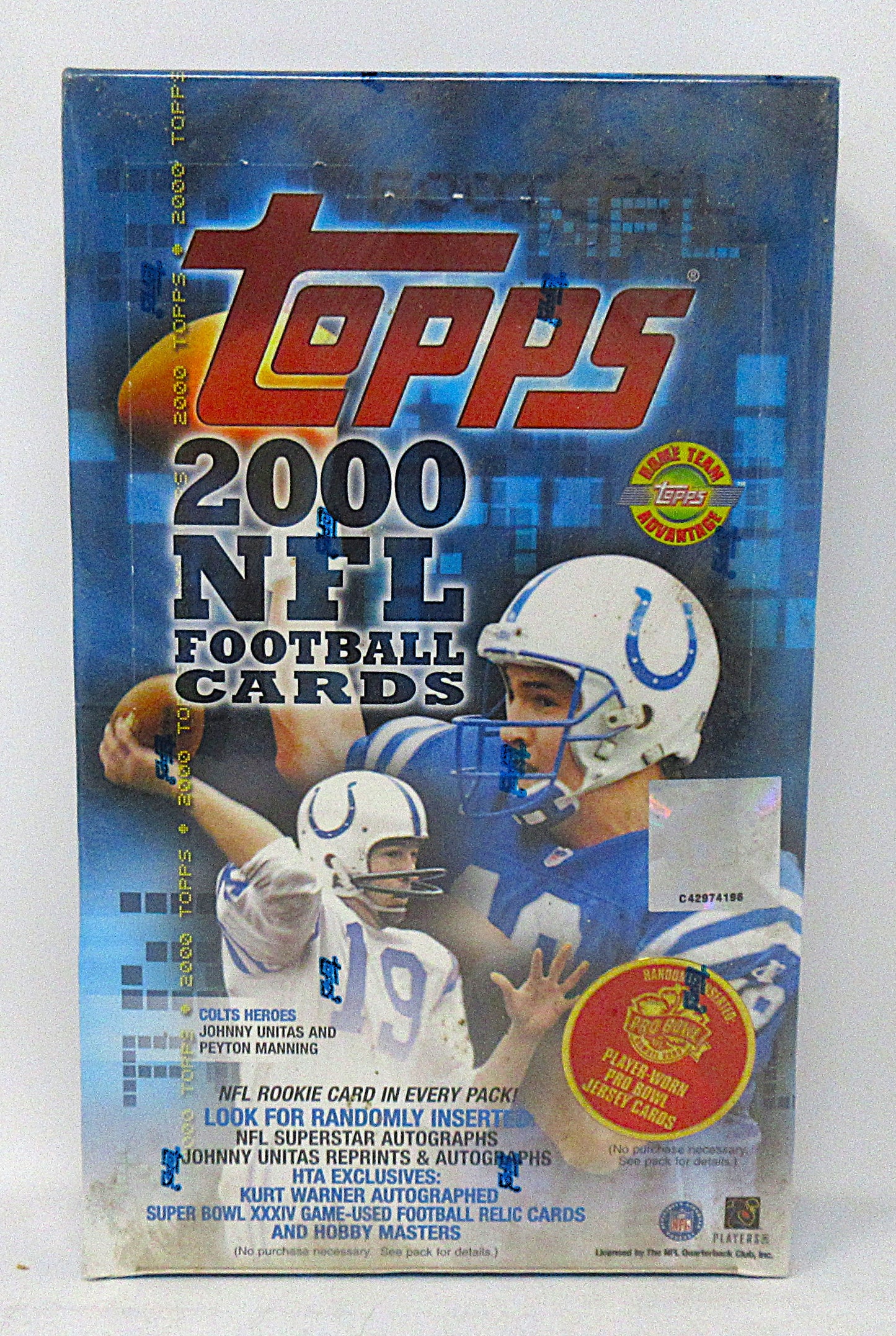 2000 Topps Football Jumbo Box (HTA) (12/45)