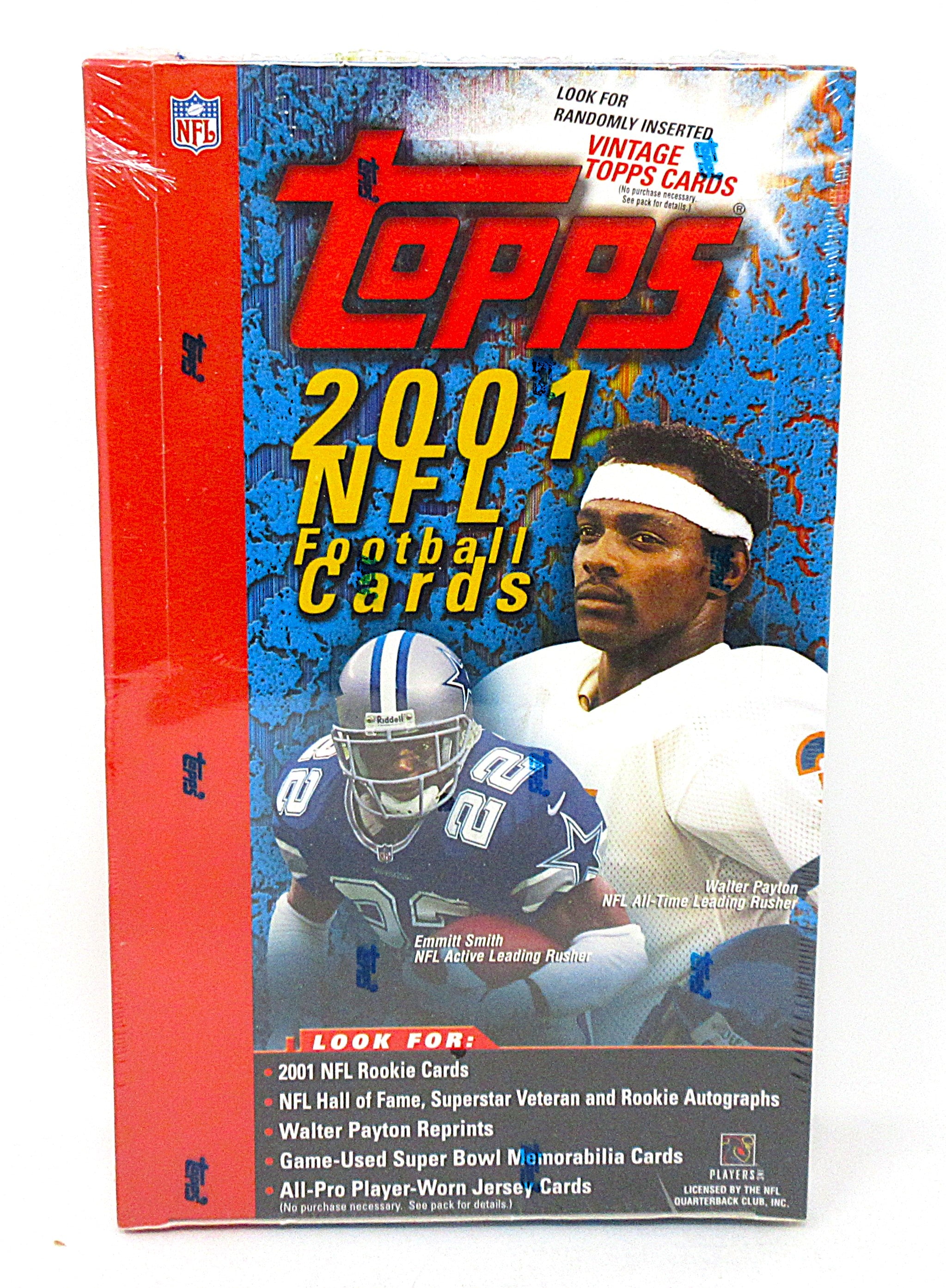 2001 Topps Football Box (Retail) (36/10)