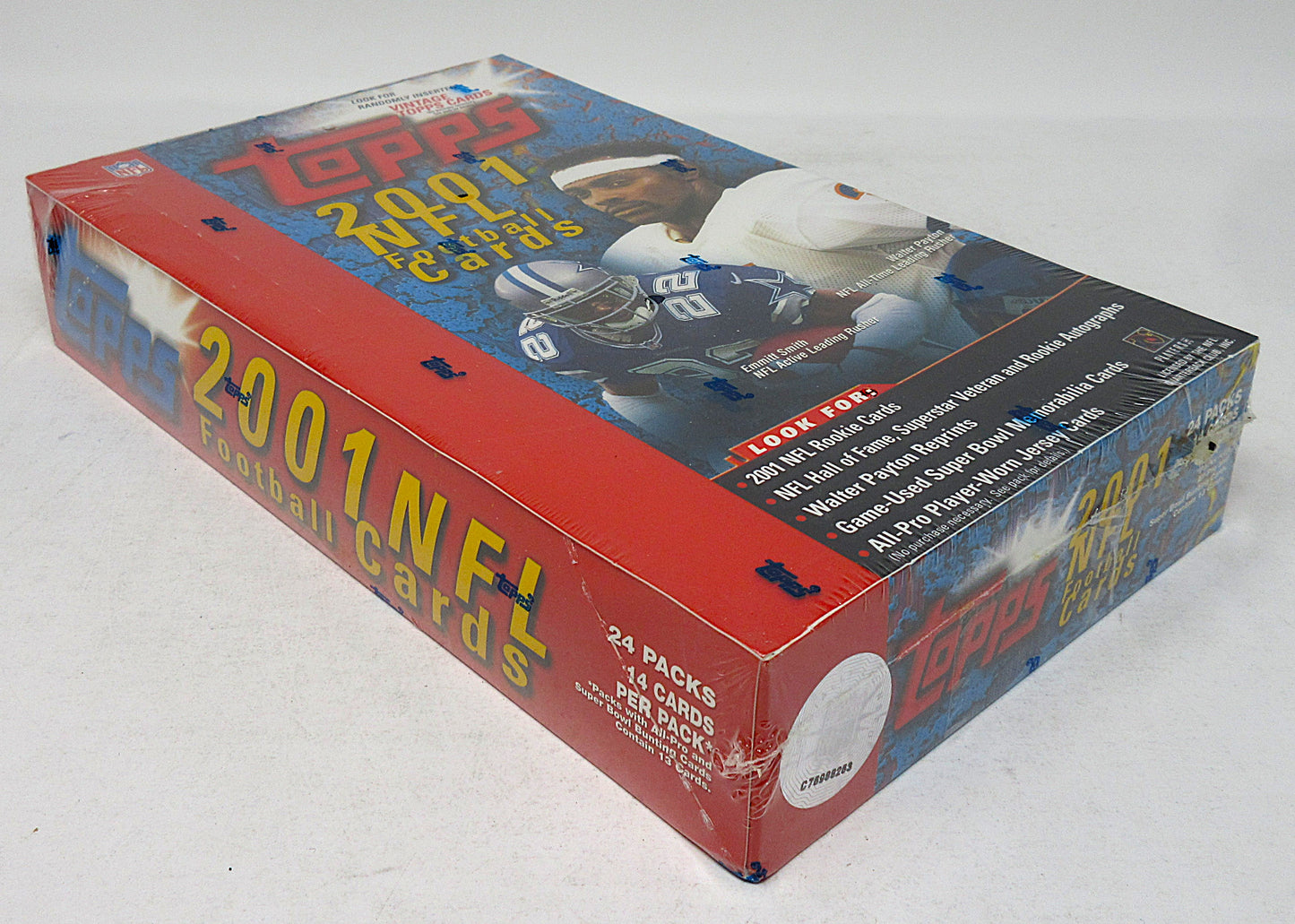 2001 Topps Football Box (Retail) (36/10)